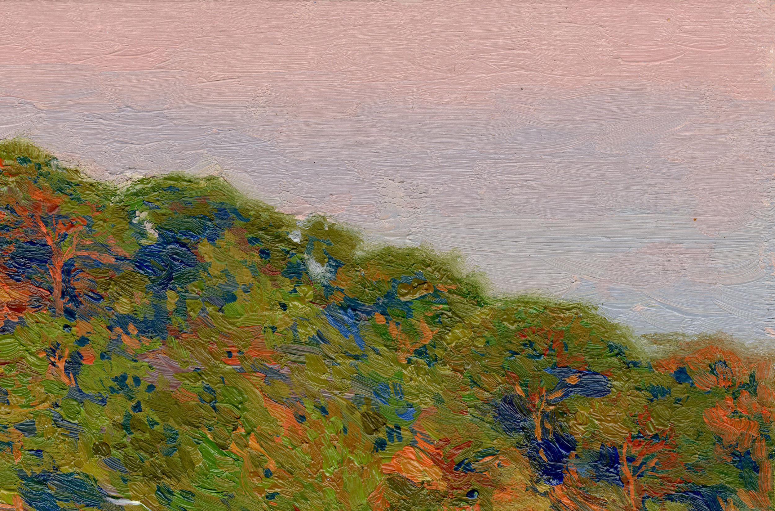 Last rays. Rhodes. Greece, Impressionist Pleinair Oil Painting by Simon Kozhin For Sale 14
