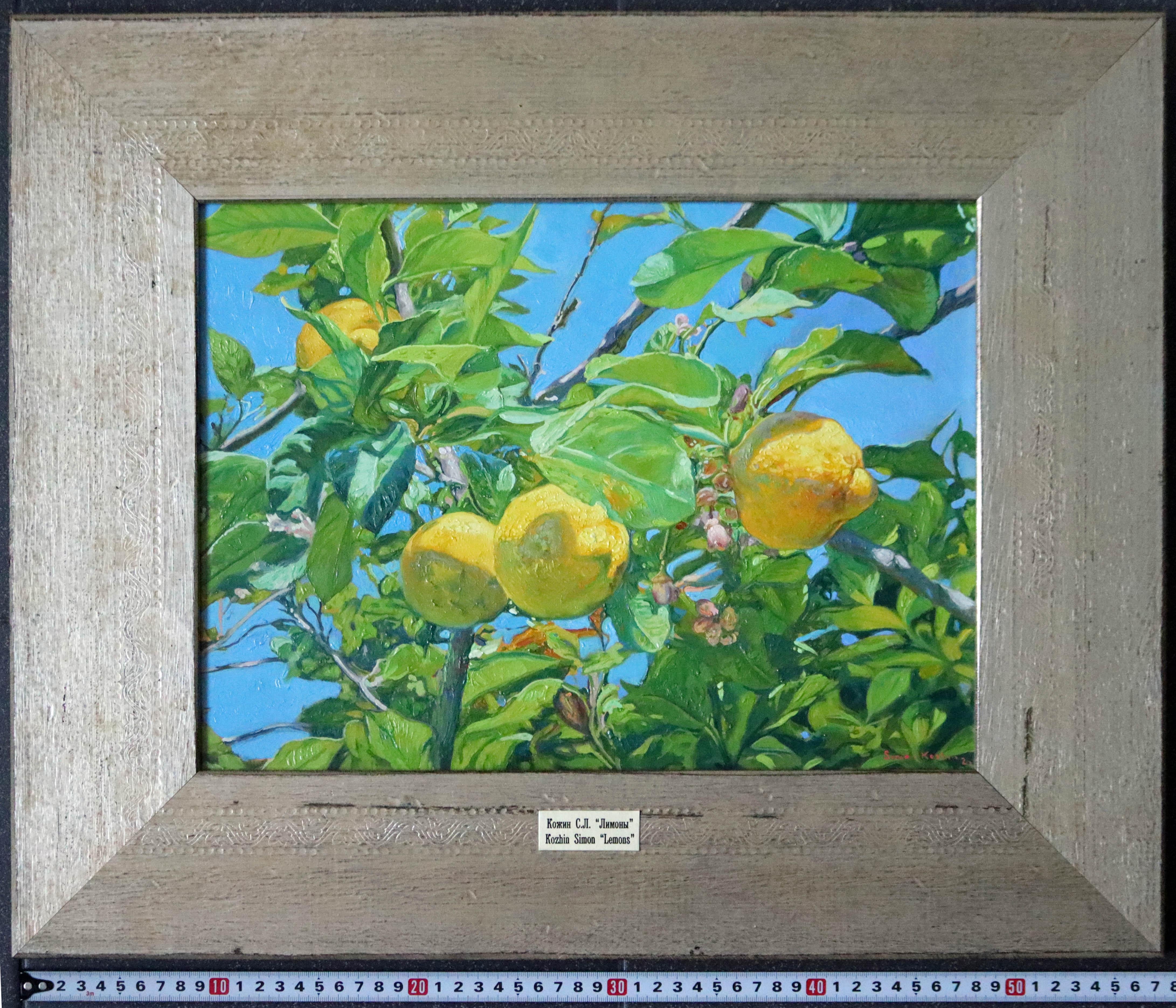 Lemons, Oil Painting Impressionist Style, Still life fruit, Citrus garden trees 7