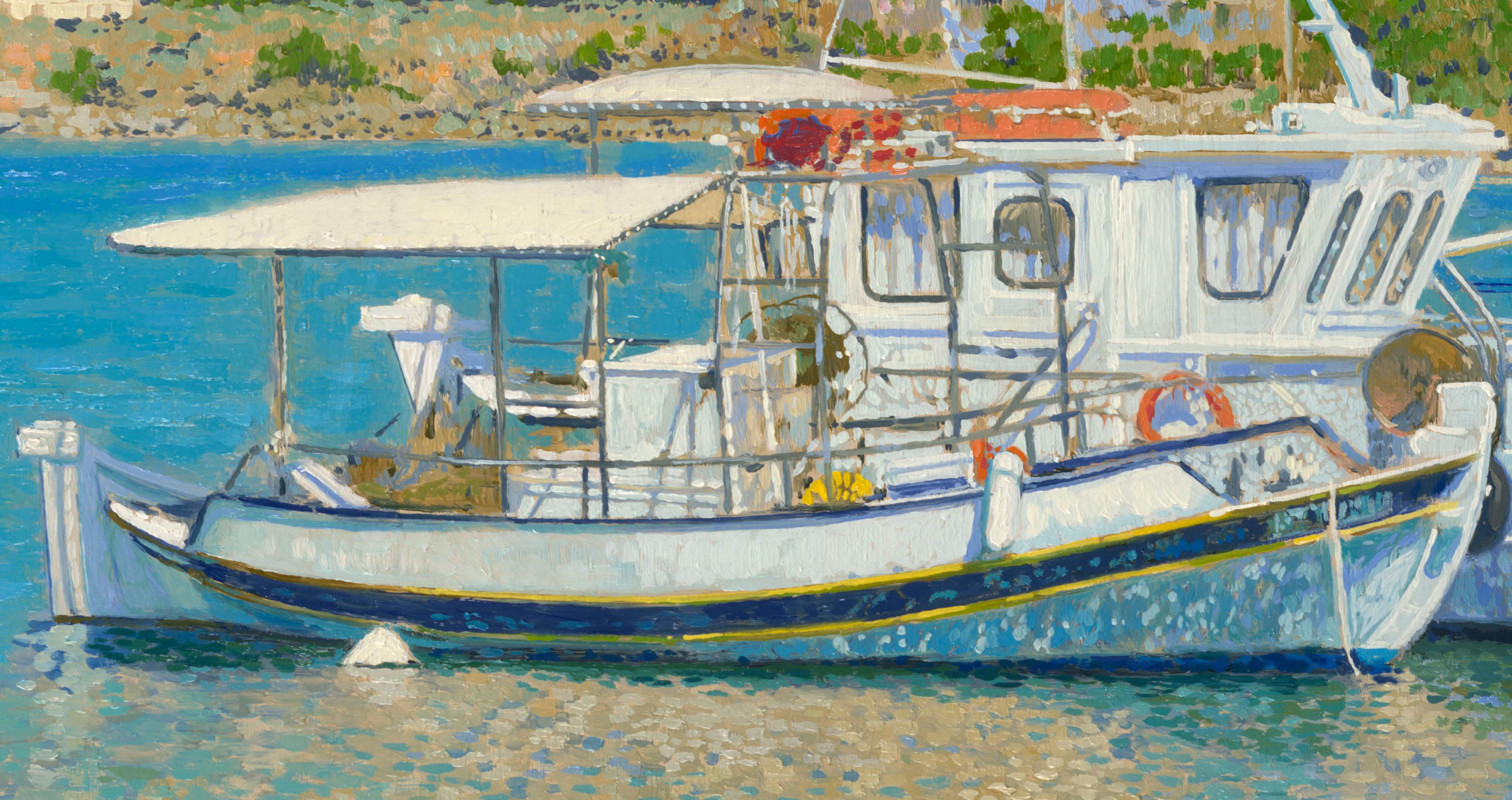 Bahía Malia. Creta. - Painting de Simon Kozhin