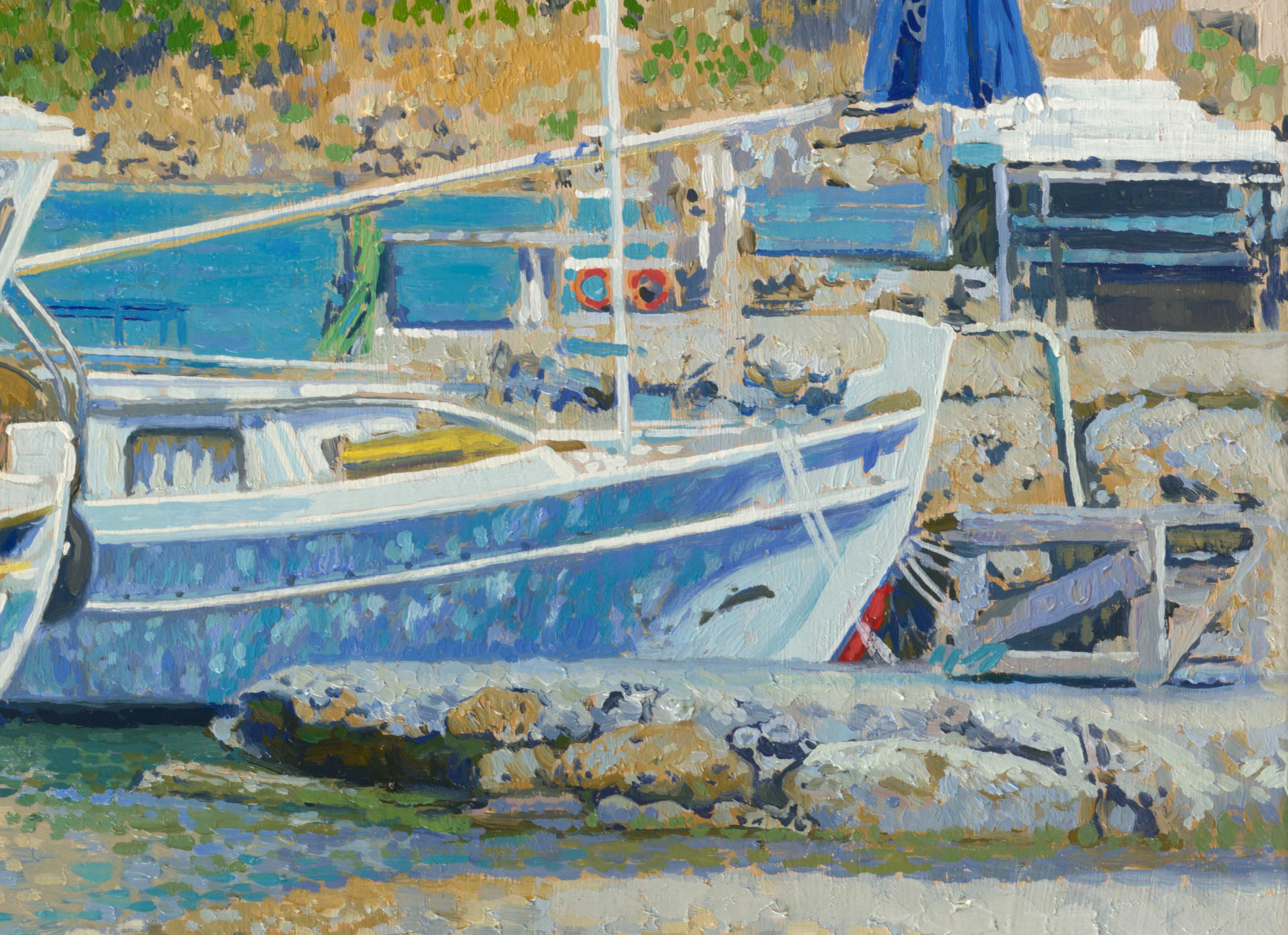Bahía Malia. Creta. - Painting Impresionista de Simon Kozhin