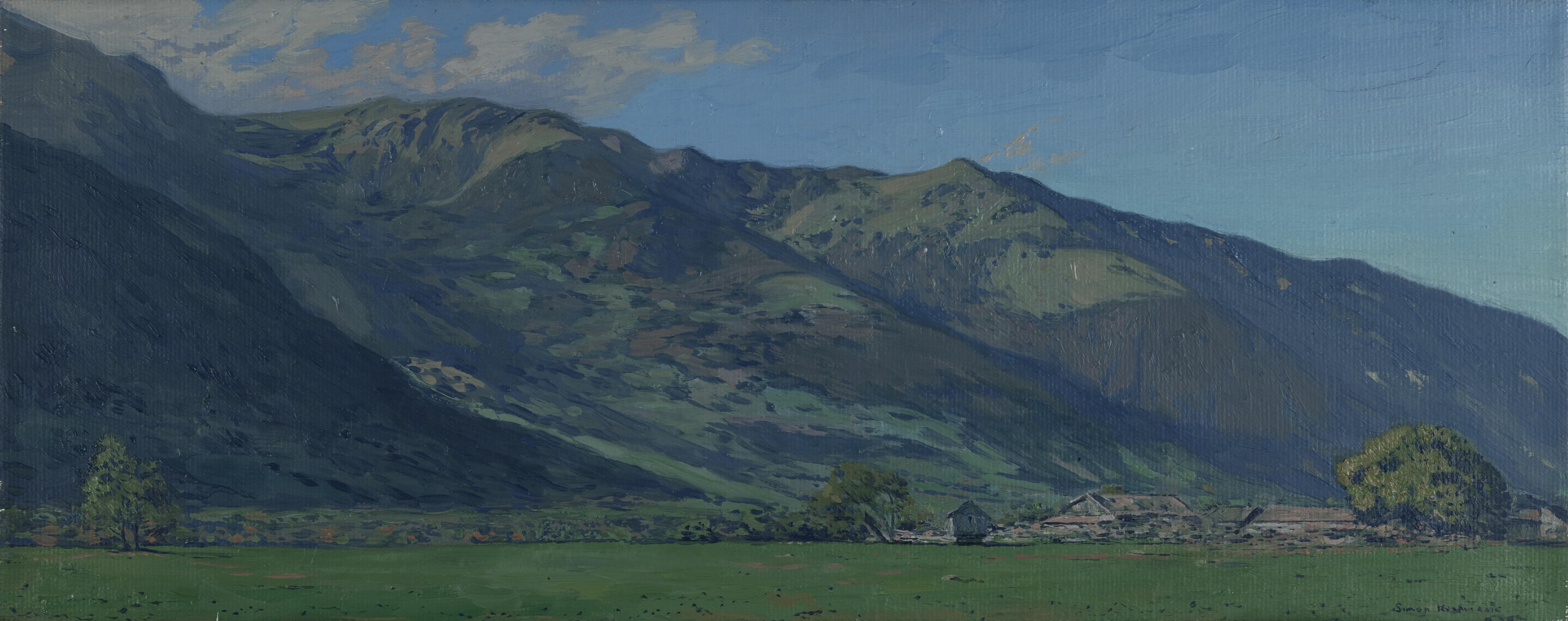 Landscape Painting de Simon Kozhin - Tarde de mayo. Teberda