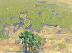 Midday at Turunc Port: Coastal Landscape Oil Painting, new