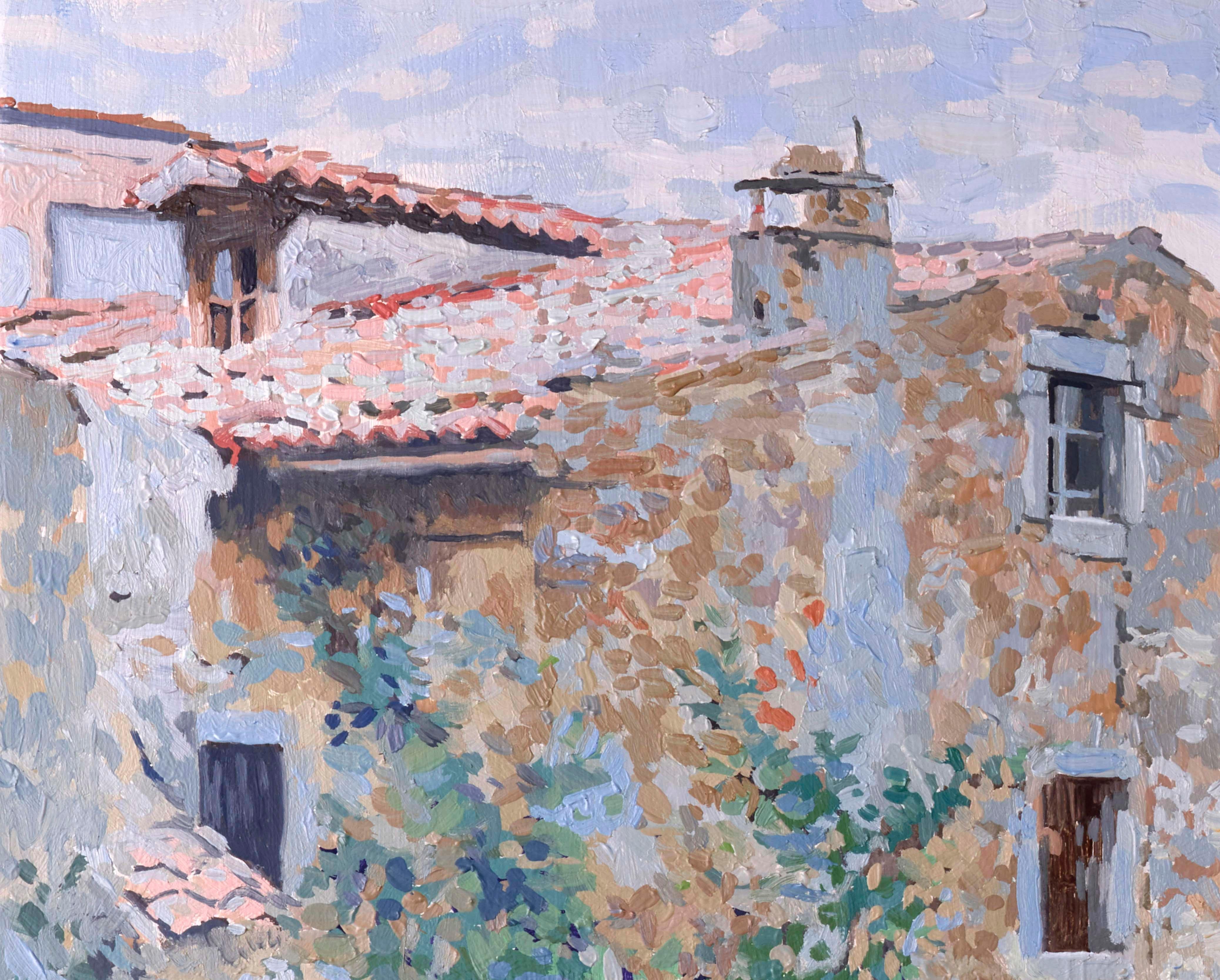 Motovun. Istra. Croatia - Painting by Simon Kozhin