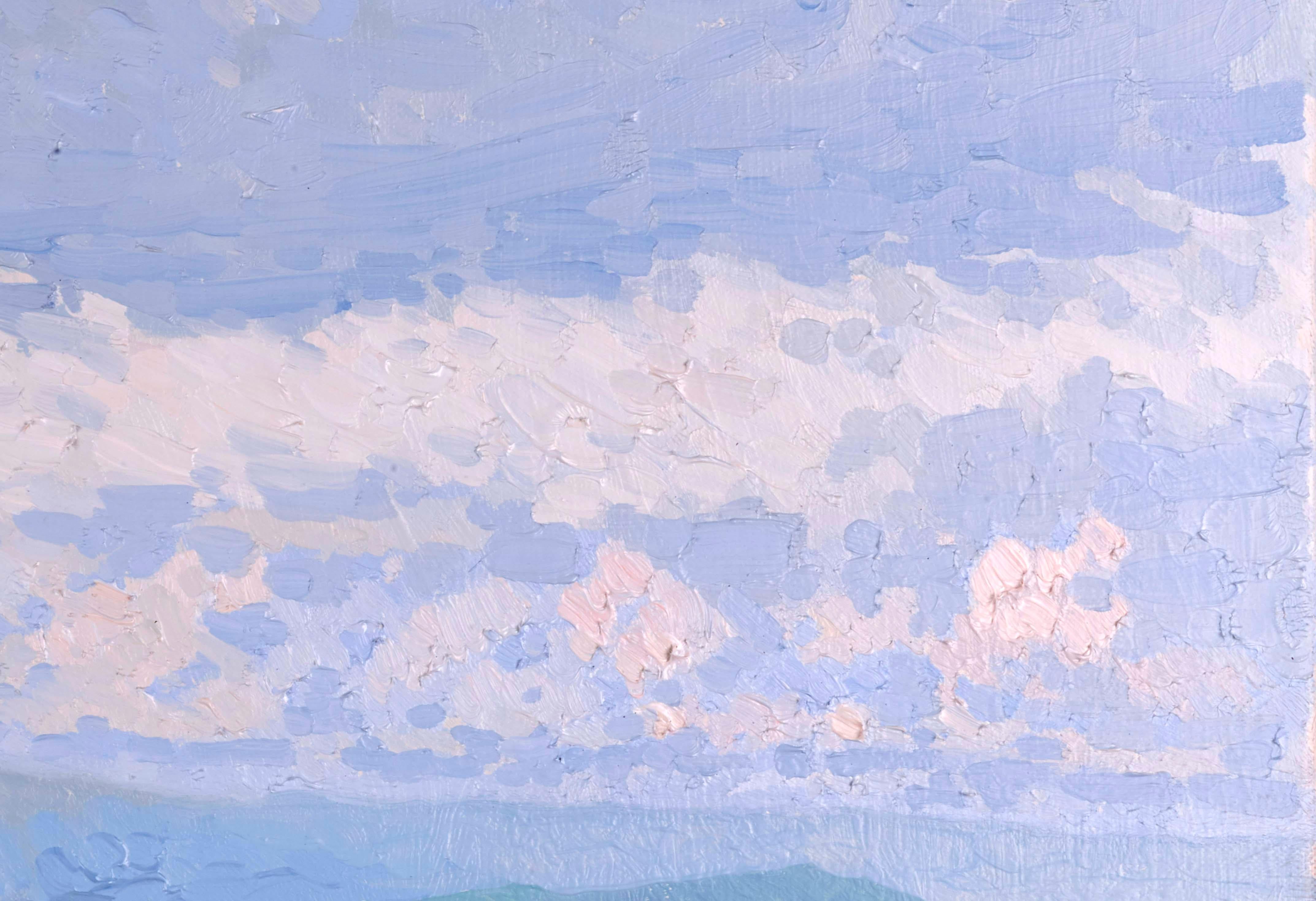 Motovun. Istra. Croatia - Impressionist Painting by Simon Kozhin