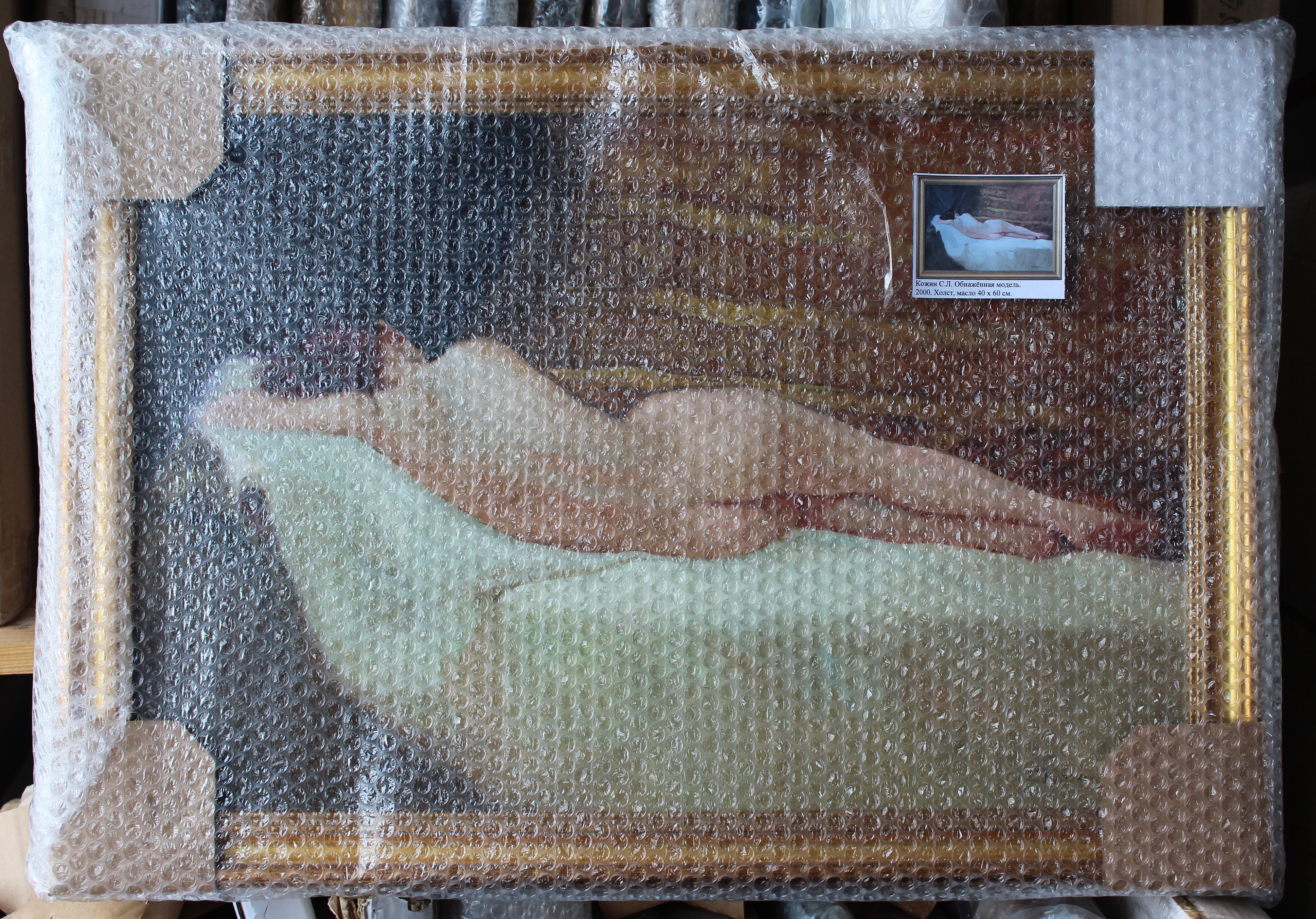 Nude, Original Figurative Realist Woman Oil Painting by Simon Kozhin For Sale 6