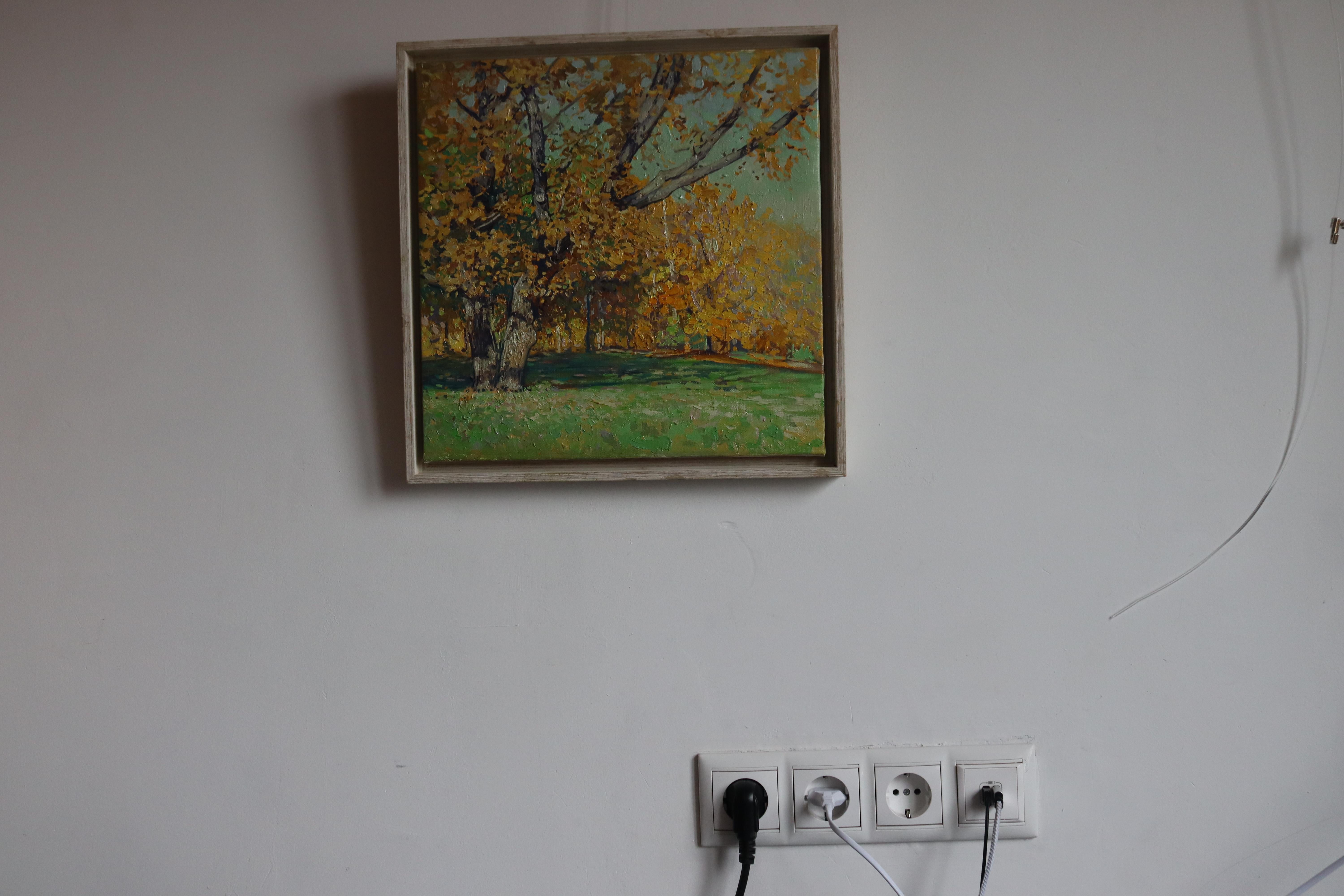Oak tree in Tsaritsyno in October For Sale 1