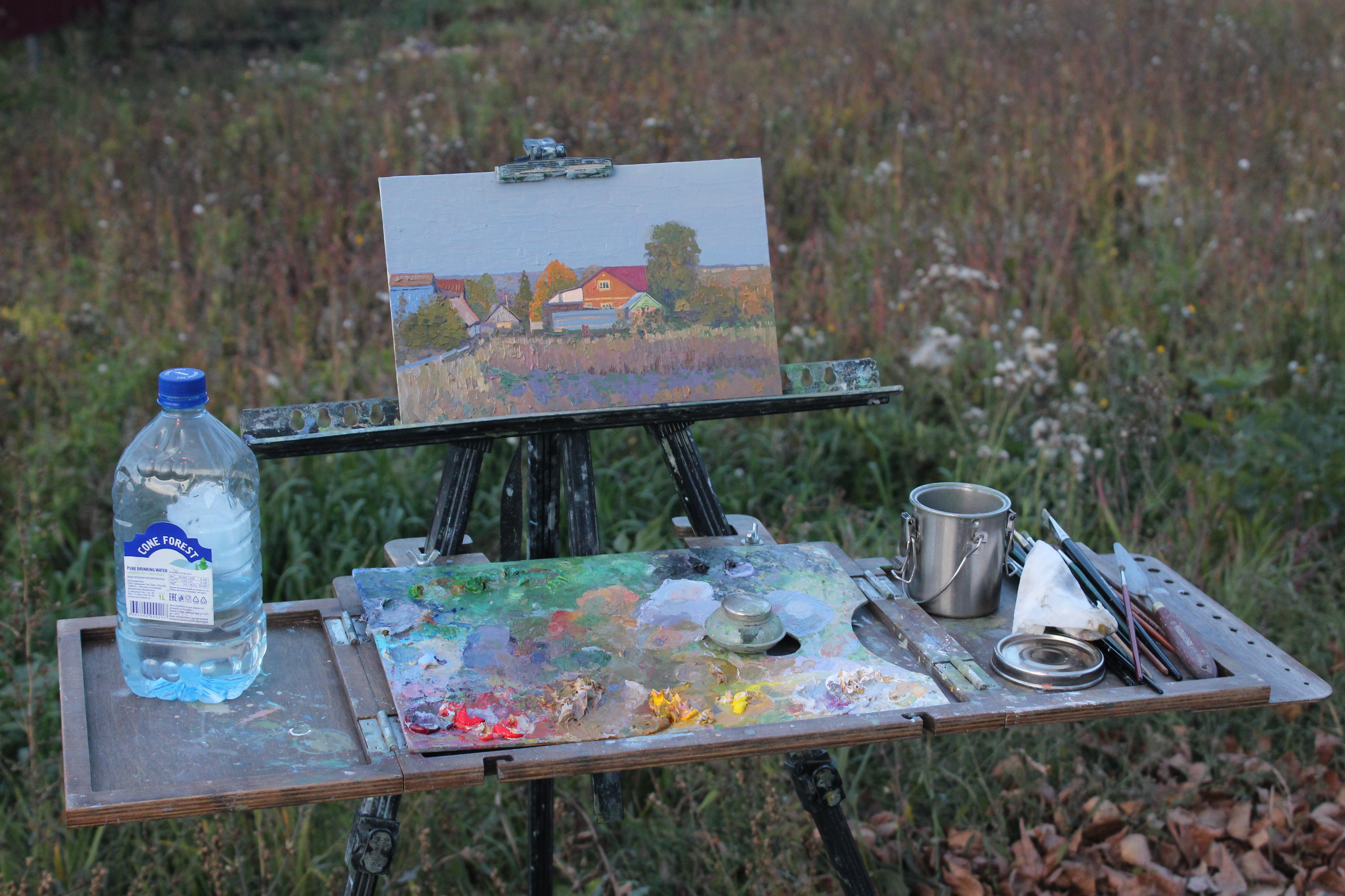 Octubre. Chamzinka - Painting Impresionista de Simon Kozhin