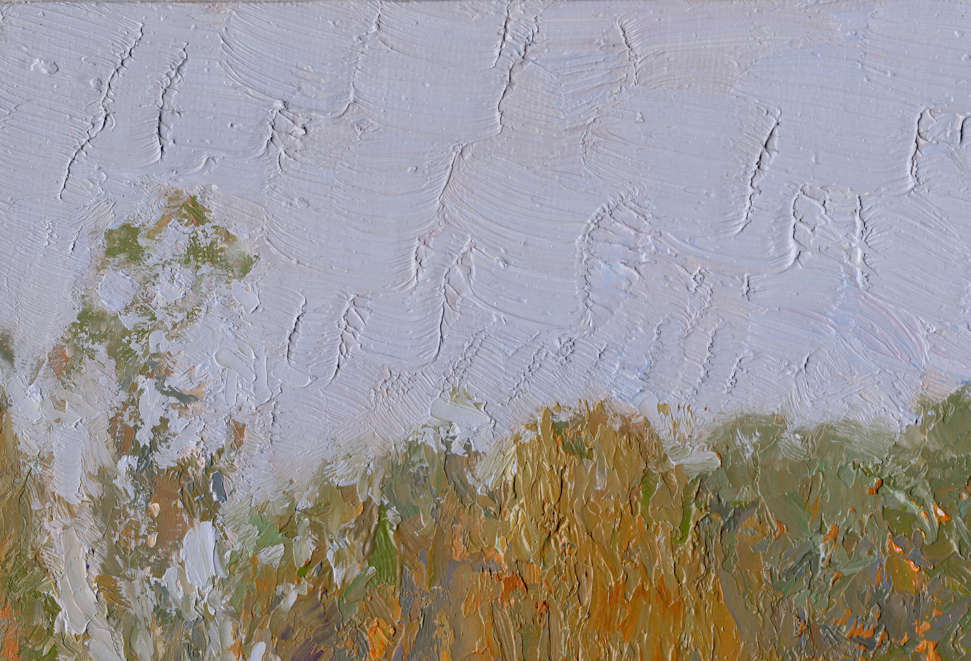 Ottobre. Parco di Chamzinka - Painting di Simon Kozhin