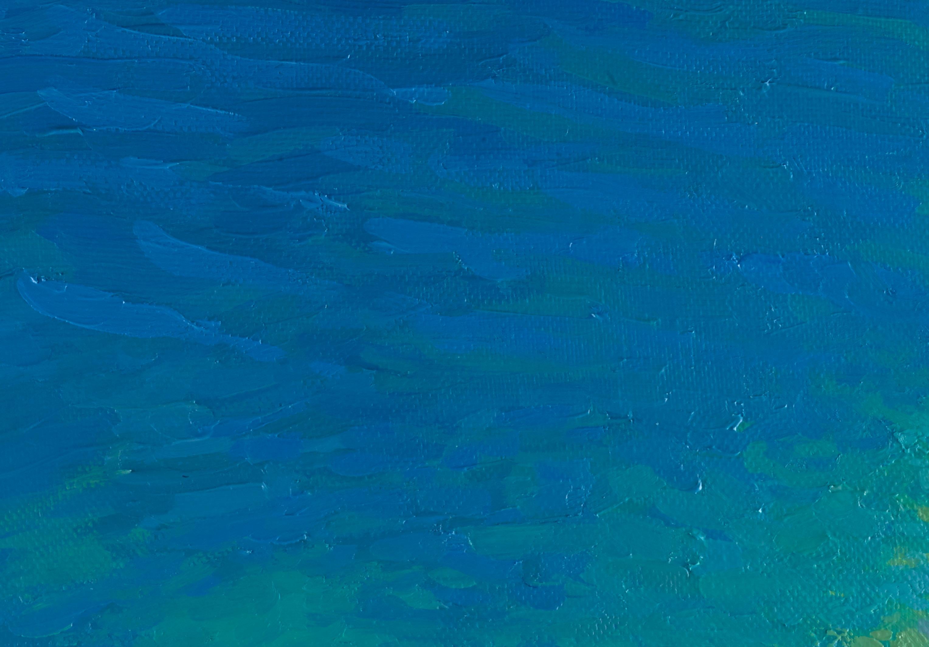 En las costas rocosas - Painting Impresionista de Simon Kozhin