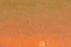 Orange Sunset. Chamzinka impressionist painting 2021 Oil on canvas, board Framed