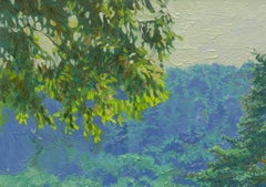 Pineta Quadro realista 2005 Olio su tavola 25 x[ 35 cm Incorniciato Nuovo
