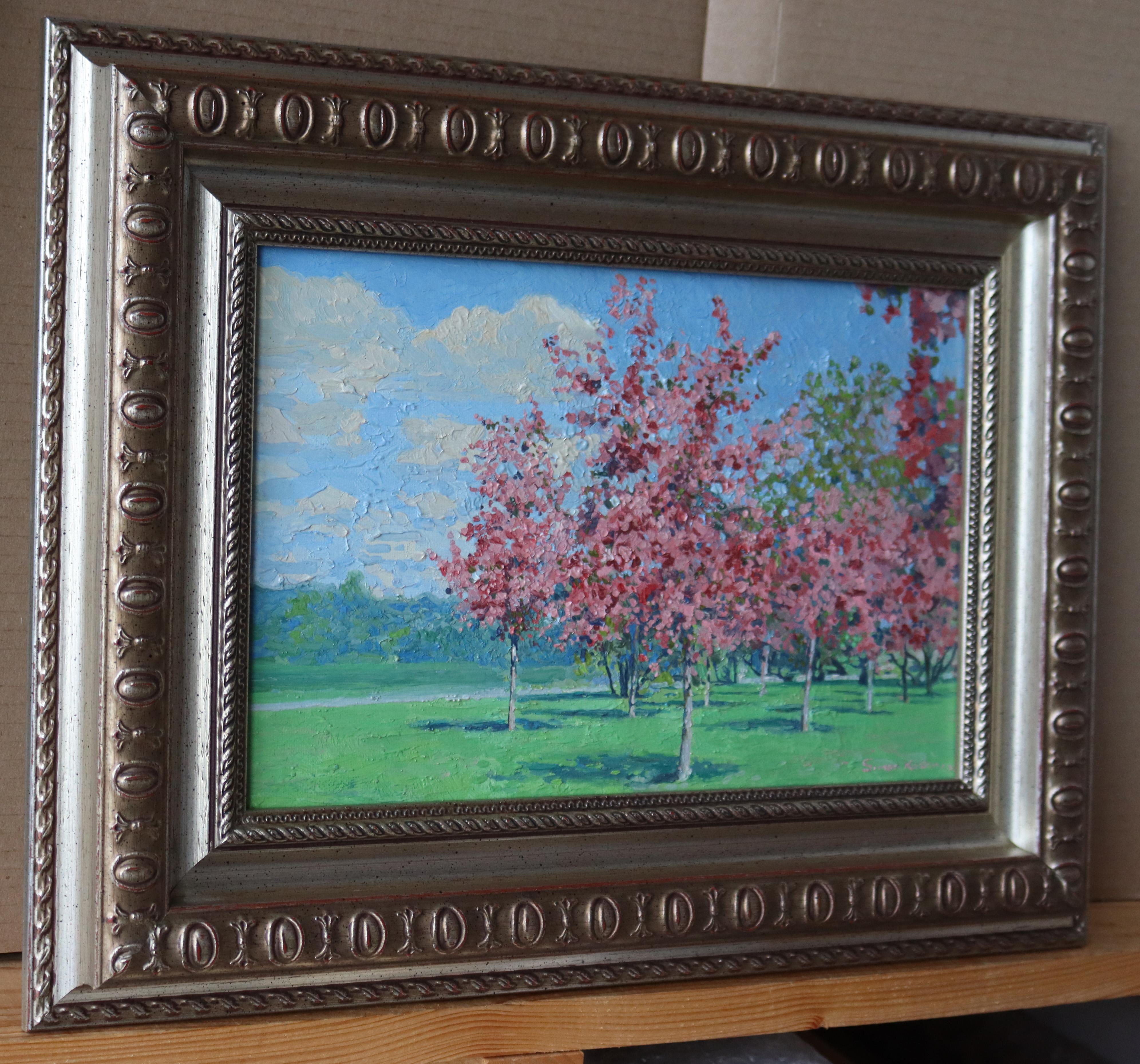 Couleur rose. Kolomenskoye - Impressionnisme Painting par Simon Kozhin