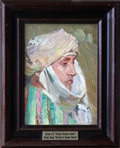 Portrait of Rustem Faitovich Khuzin Impressionist portrait painting Framed New