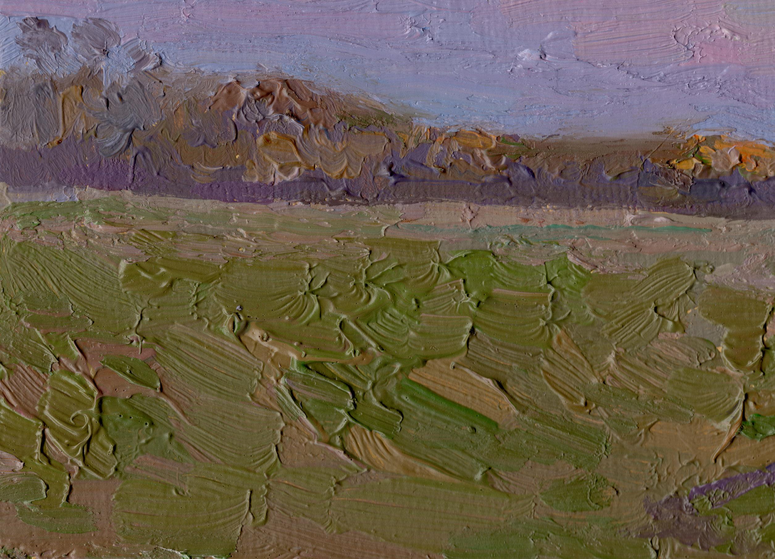 Pyatnitsa-Plot. Twilight - Impressionist Painting by Simon Kozhin