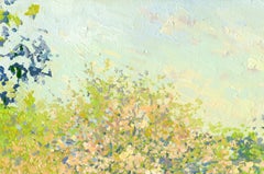 Quiet evening. Apple trees in bloom. Kolomenskoe