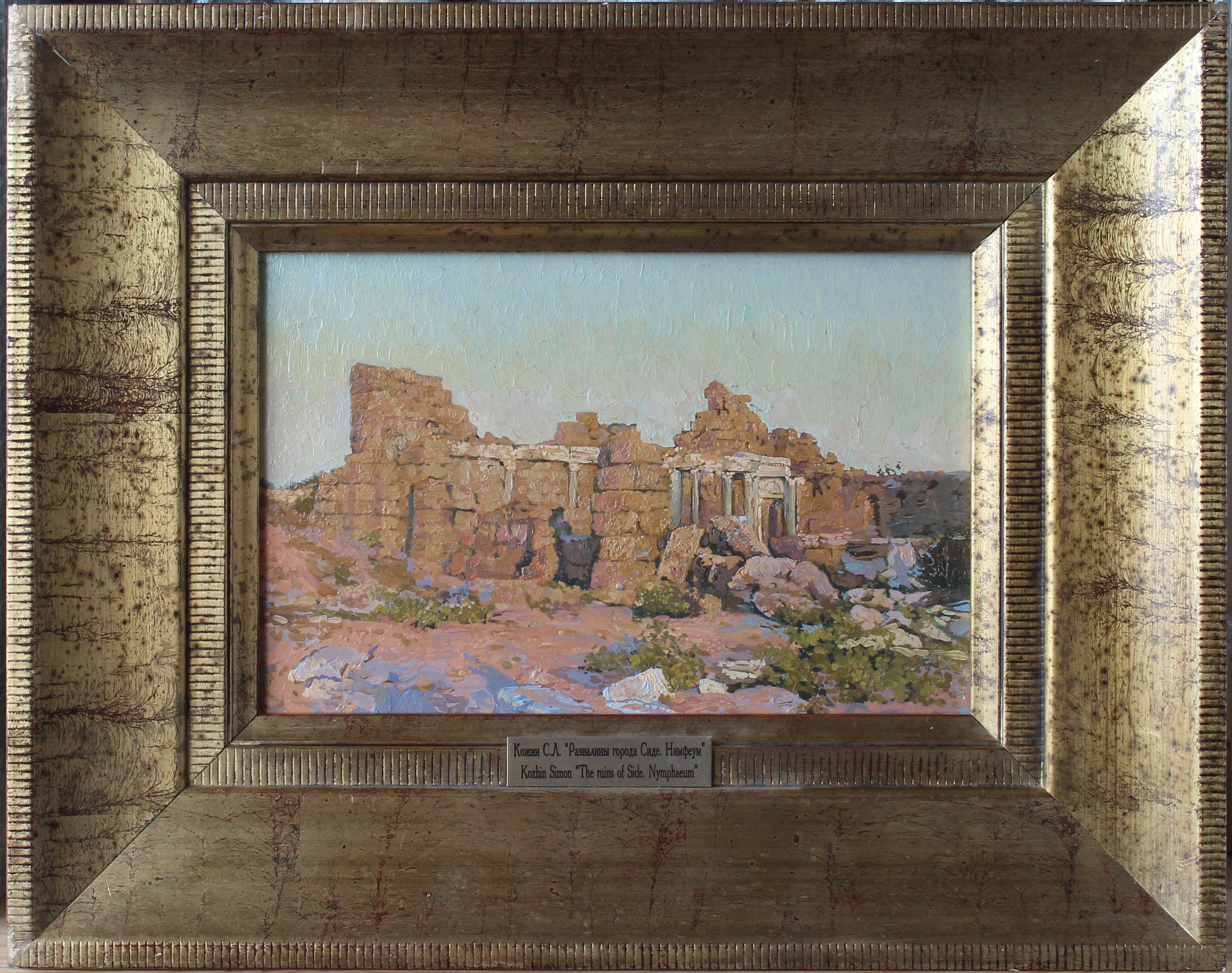 Ruin. Side at sunset For Sale 3