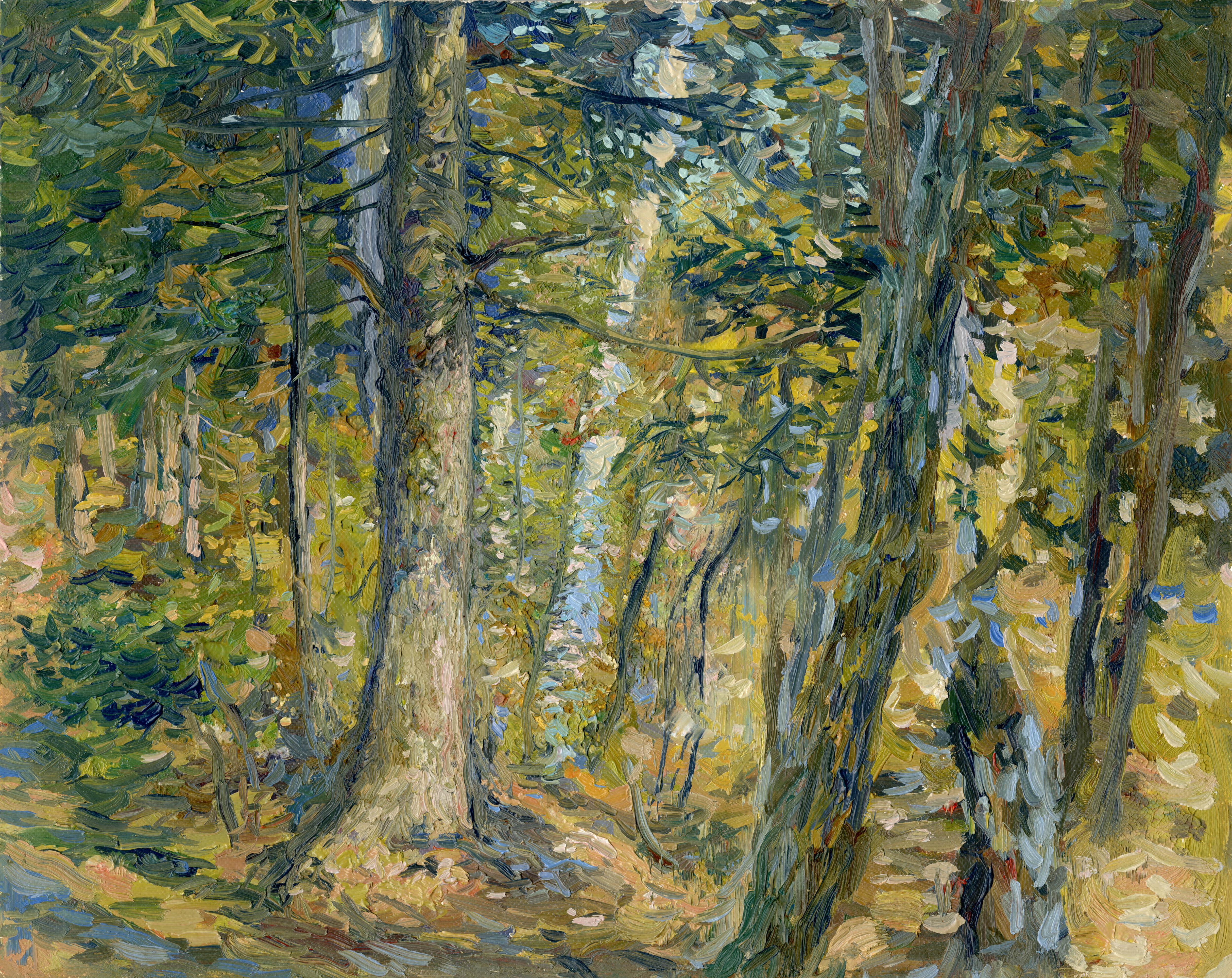 Simon Kozhin Landscape Painting – September. Wald. Die Umgebung von Ilyinki