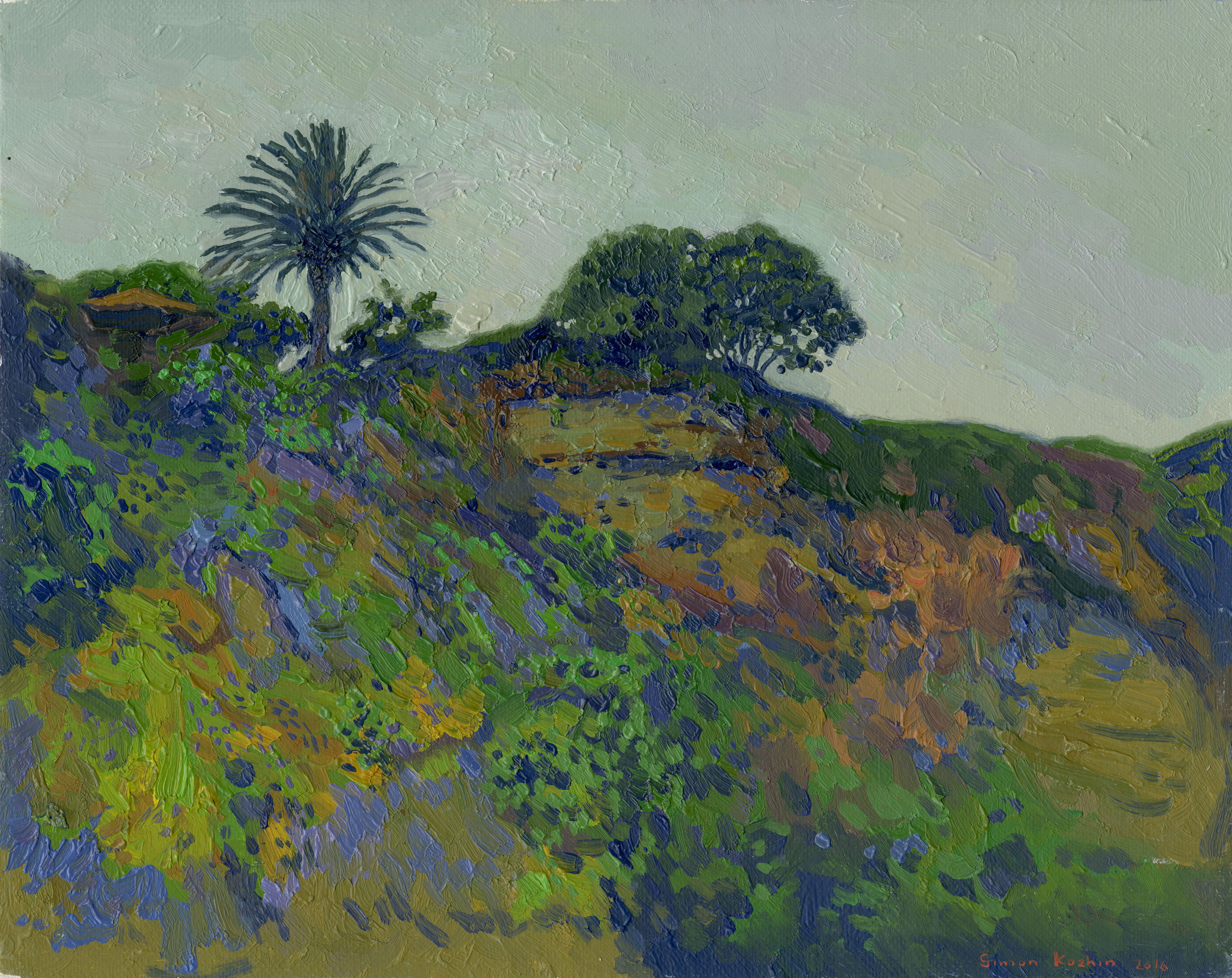 Landscape Painting Simon Kozhin - SHORE. Niforeika. Péloponnèse