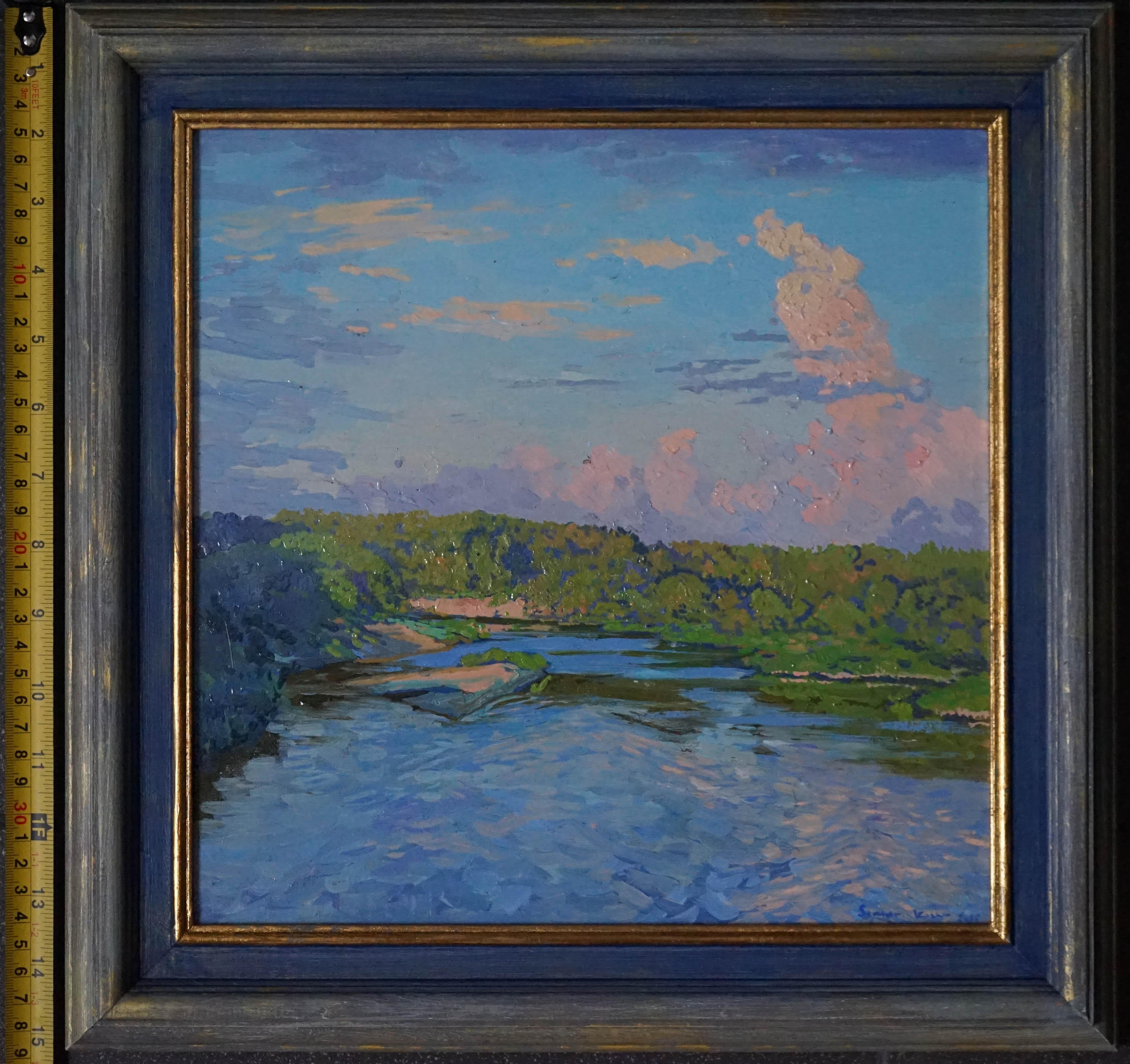 Silent evening. The Luh river For Sale 5