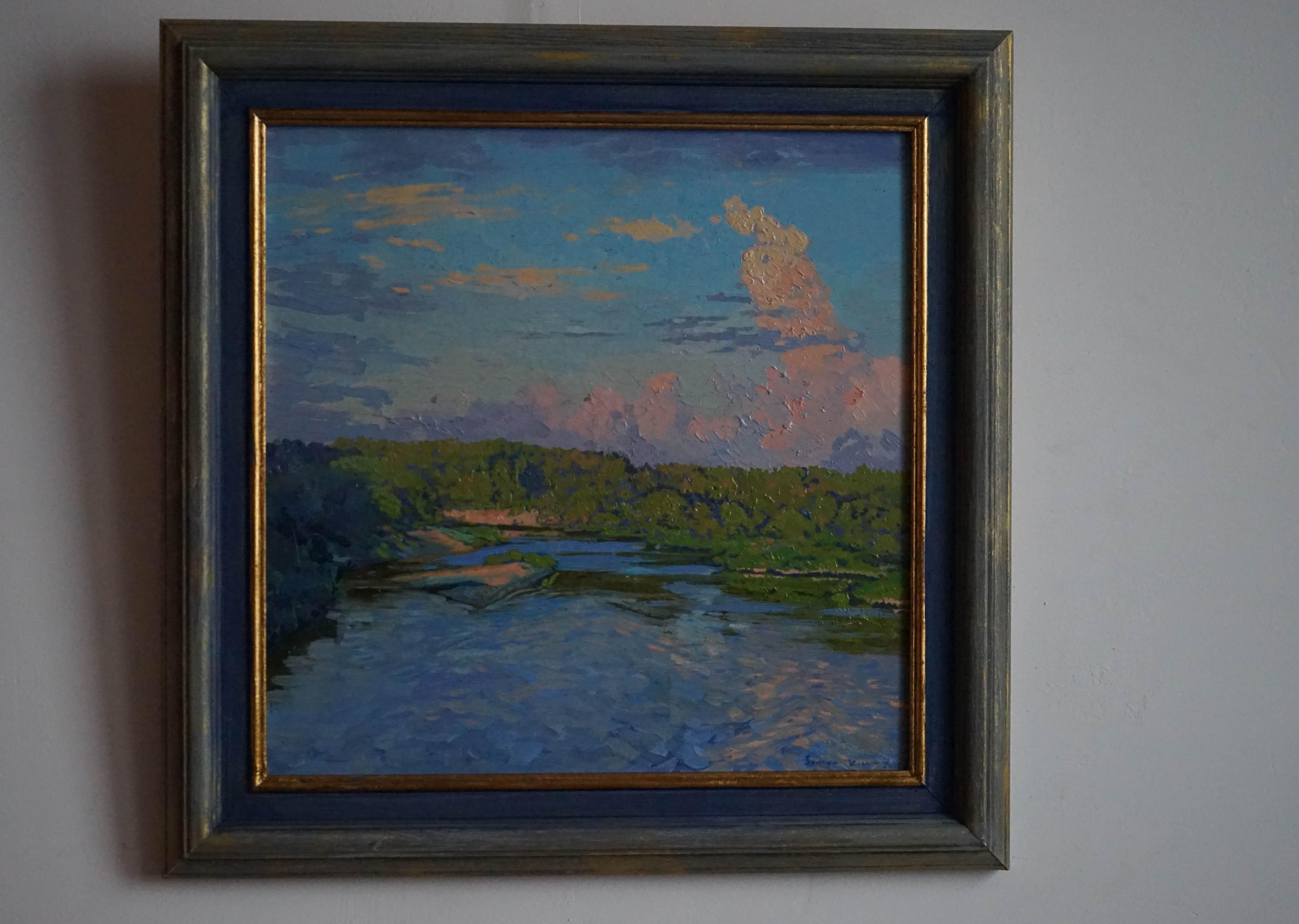 Silent evening. The Luh river For Sale 13
