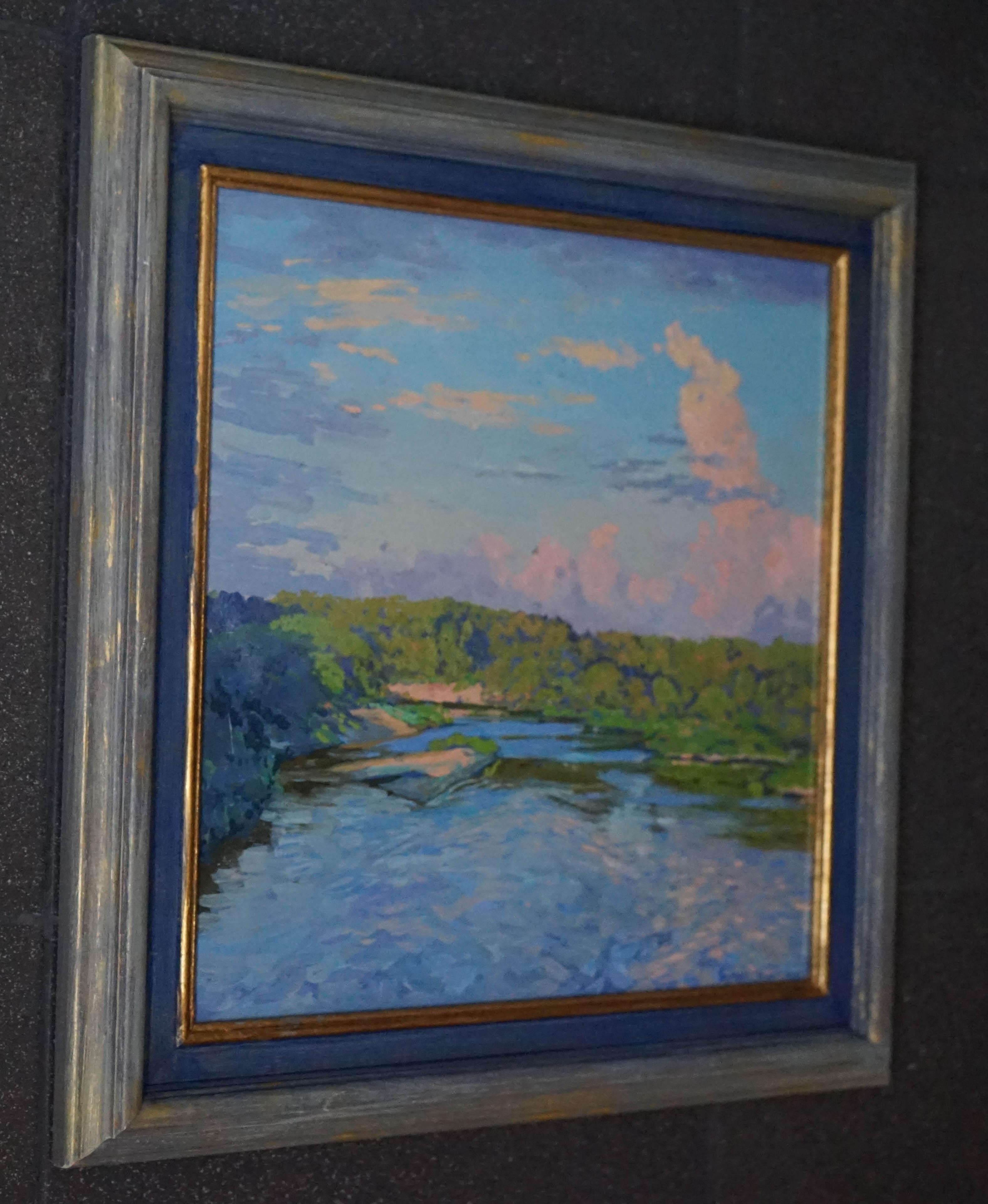 Silent evening. The Luh river For Sale 4