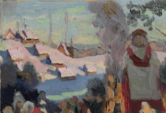 Sketch. Shrovetide. Farewell to winter. XVII century