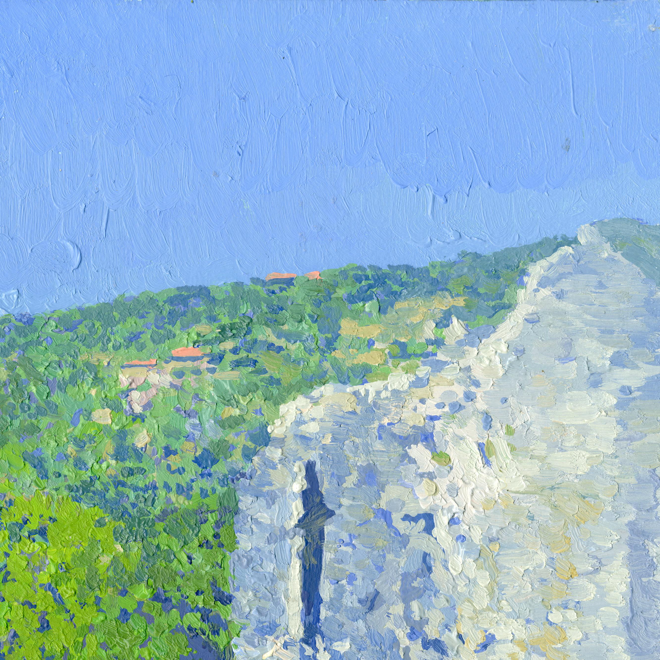 Stari Bar. Torre del Reloj. Montenegro - Painting Impresionista de Simon Kozhin