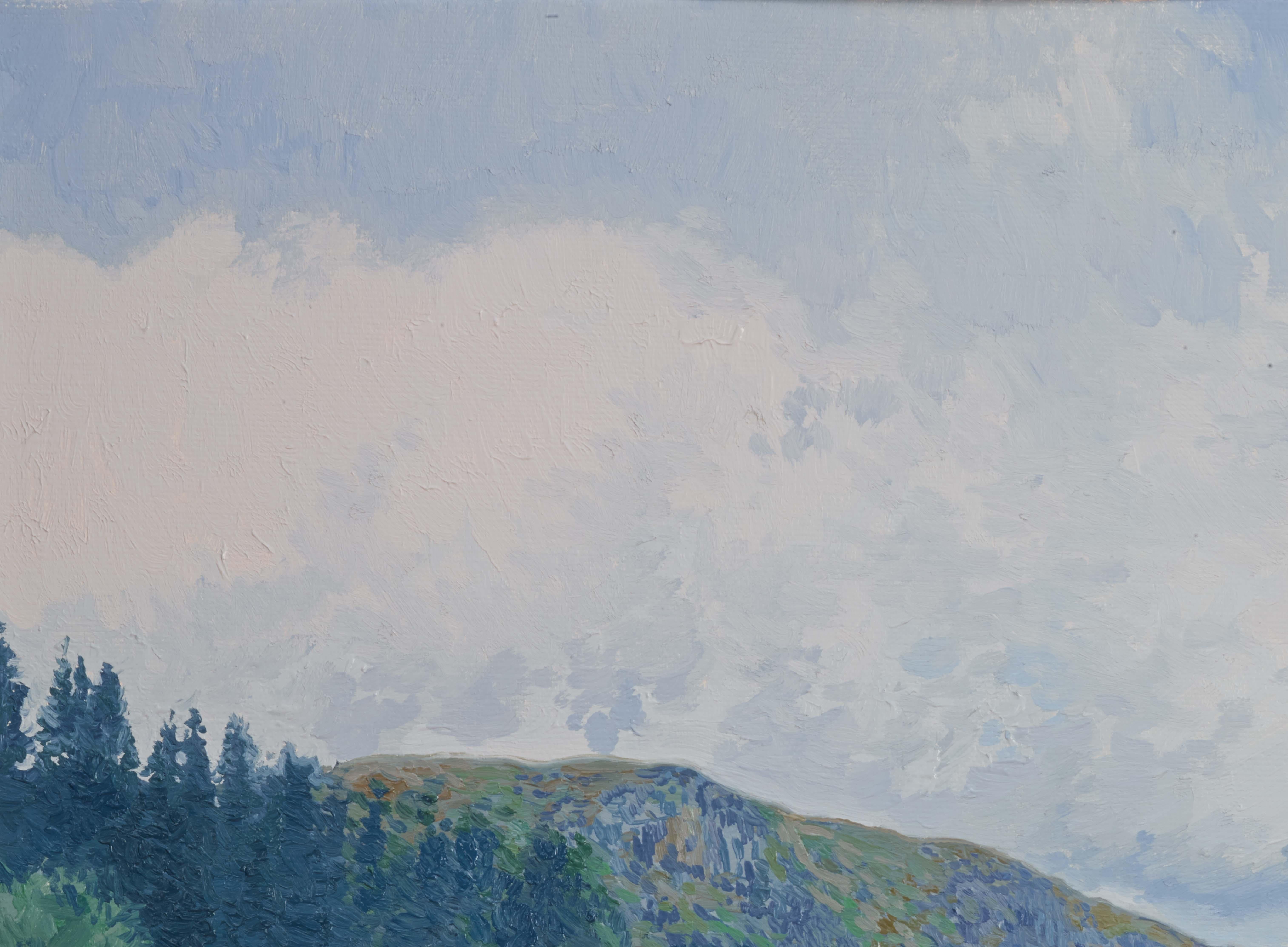 Staroutkinsk. Fresh breeze - Painting by Simon Kozhin