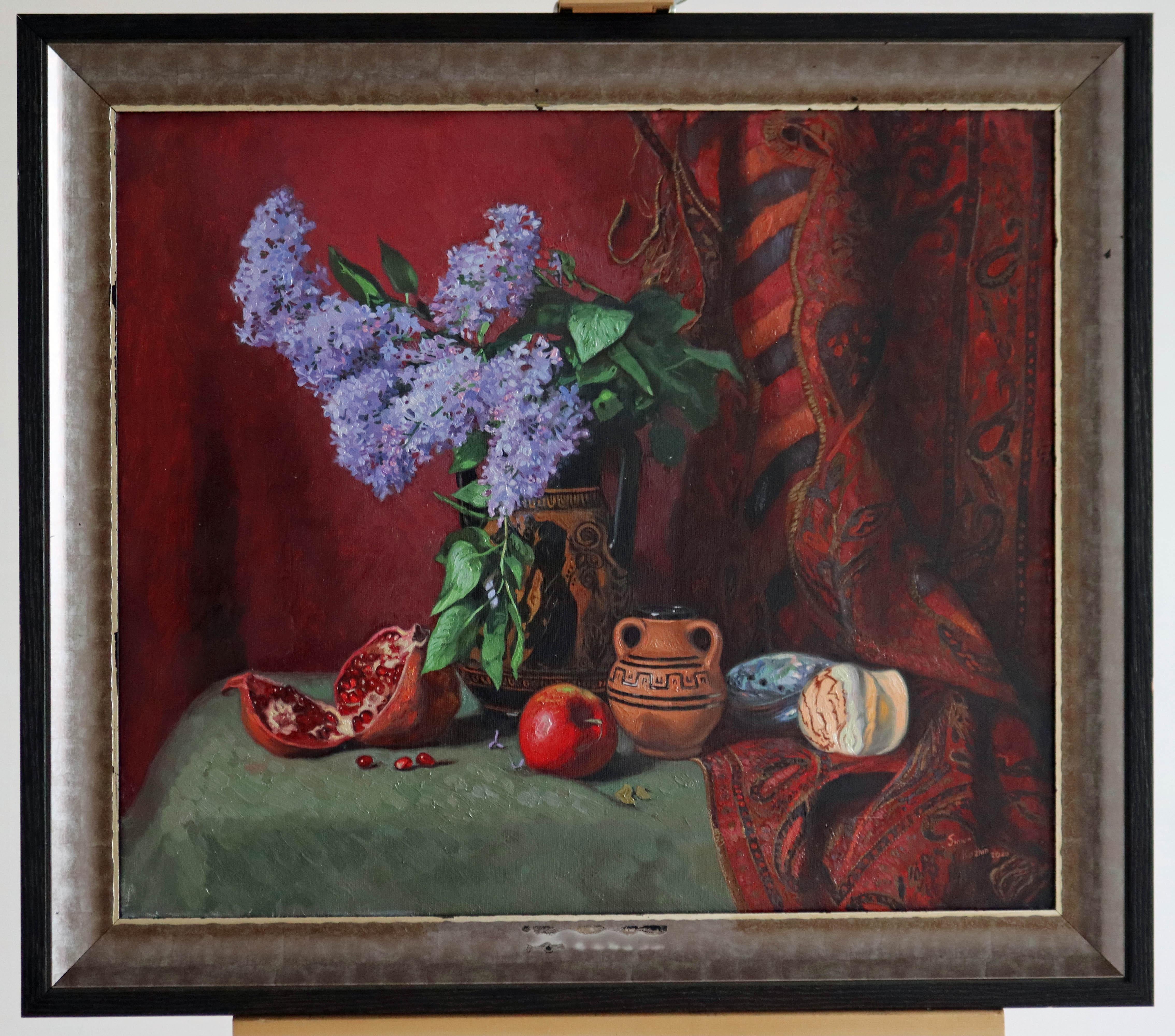 Still life with lilacs For Sale 9