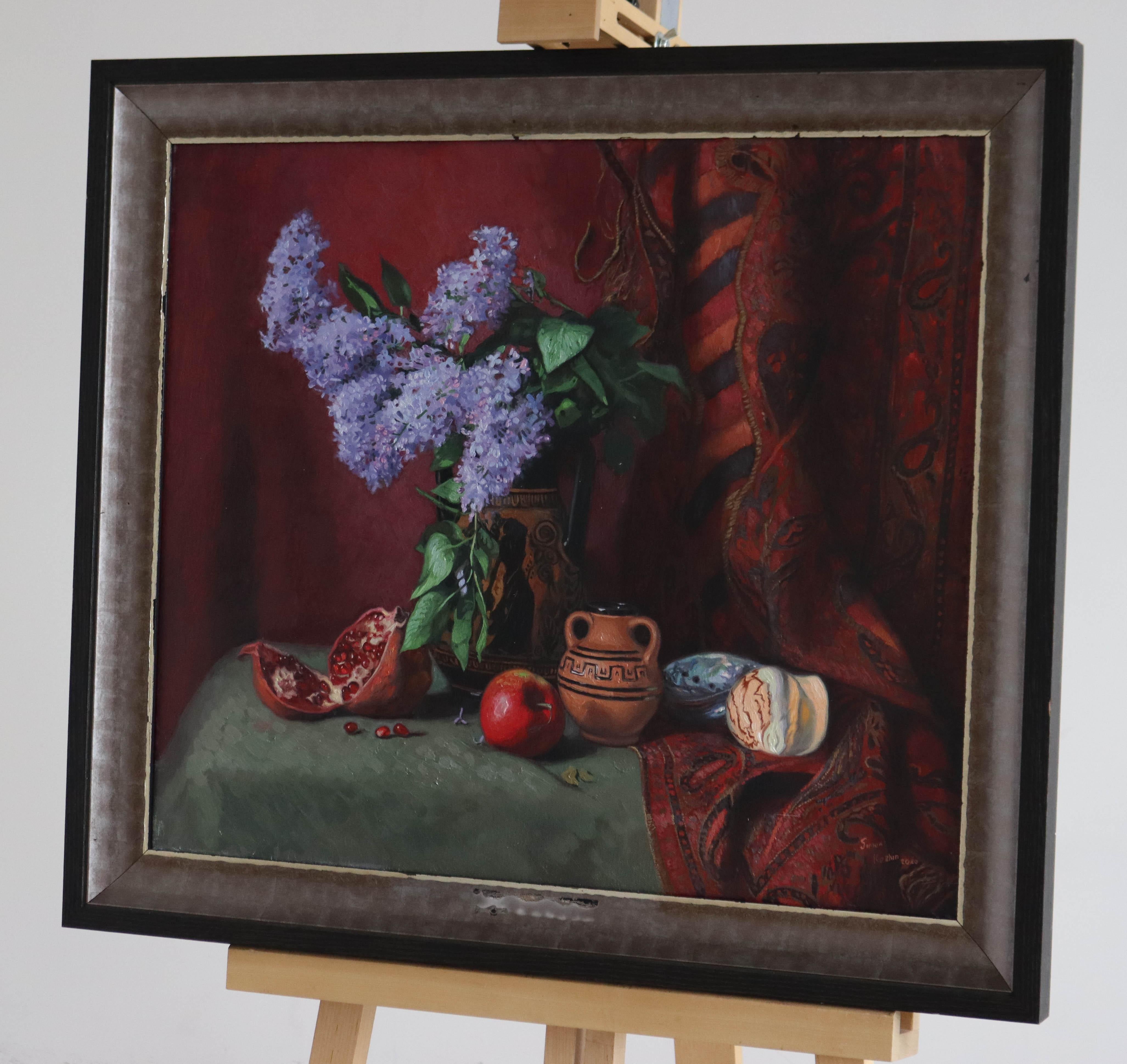 Still life with lilacs For Sale 10