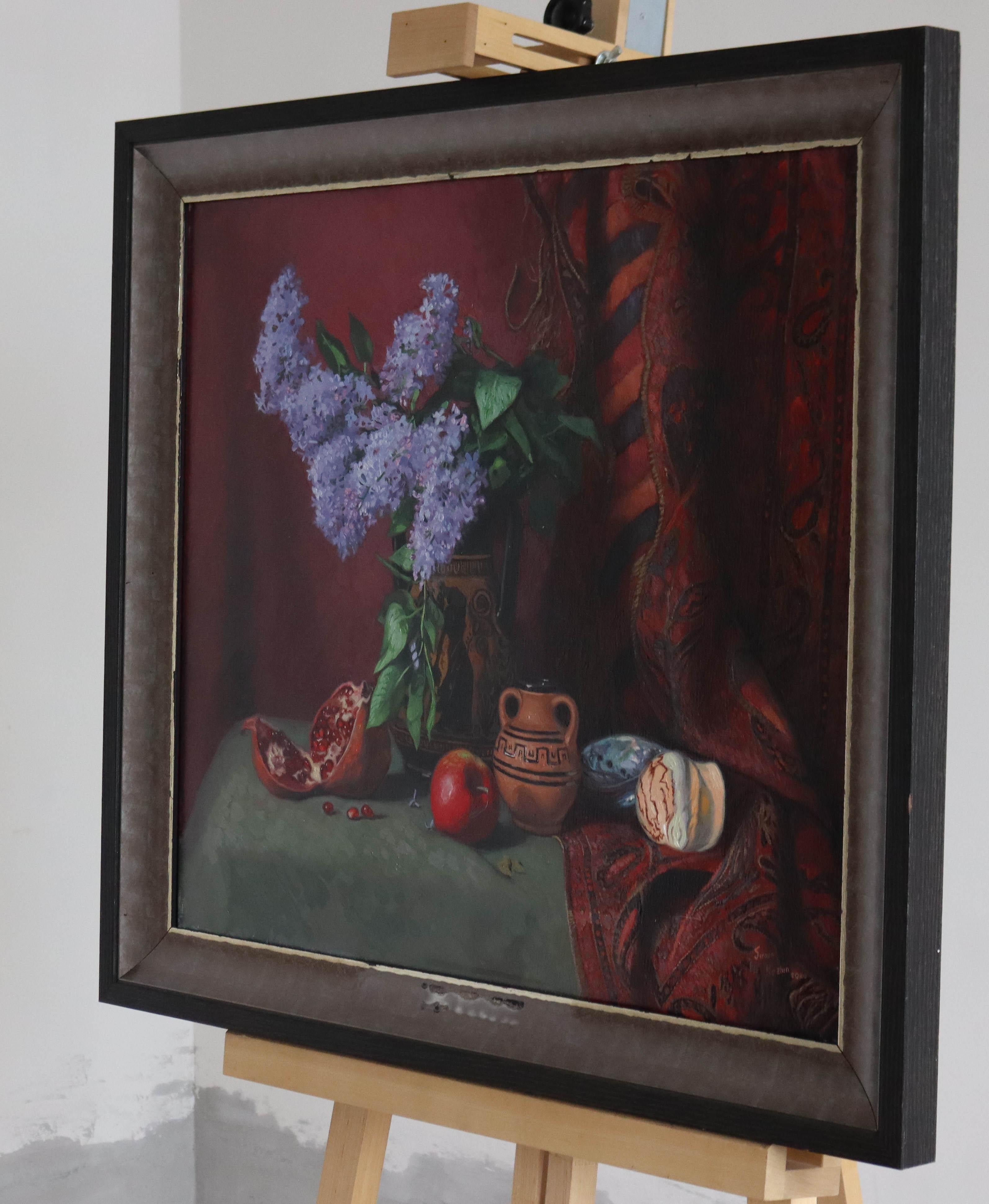 Still life with lilacs For Sale 12