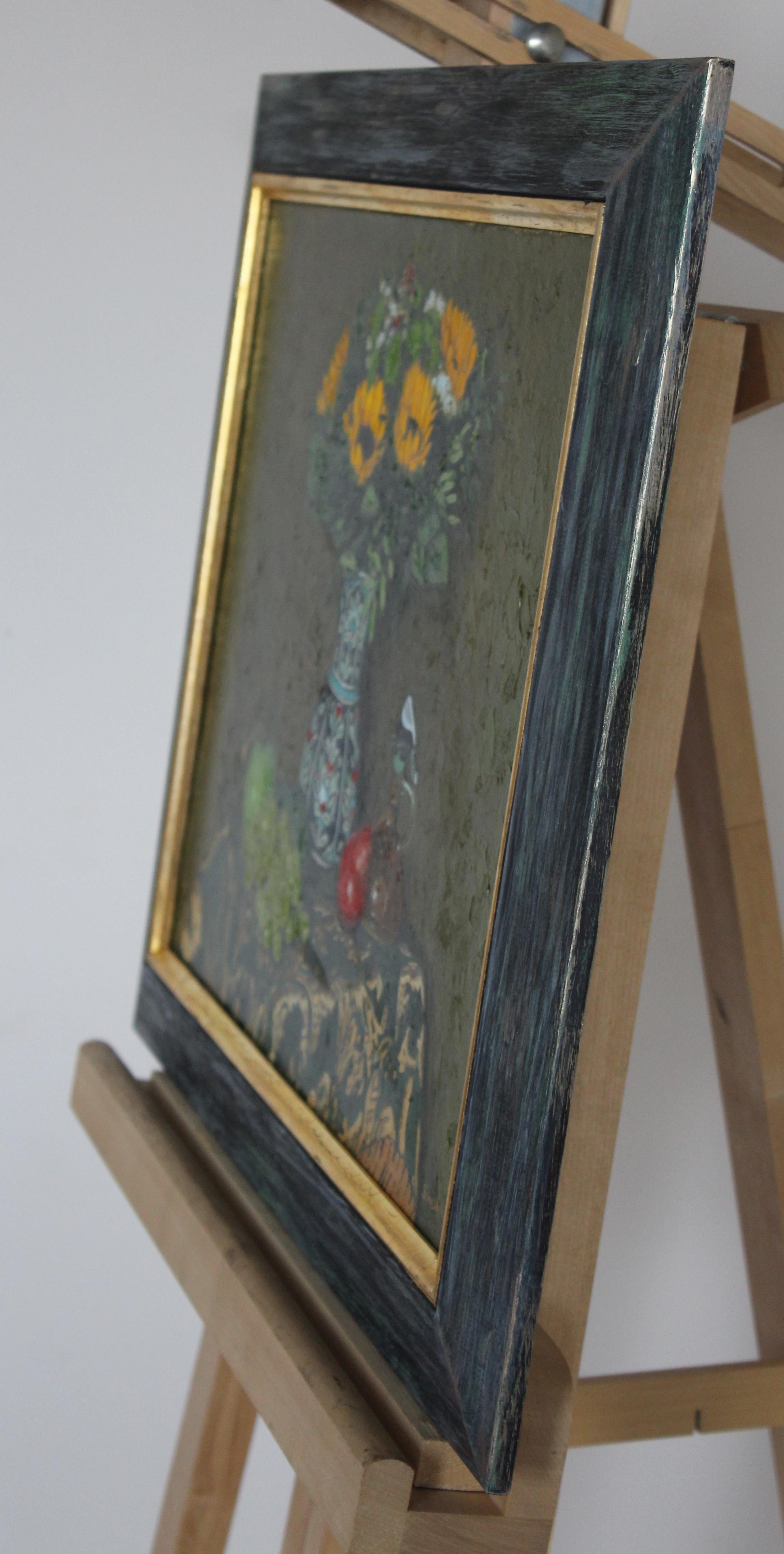 Still life with sunflowers For Sale 5