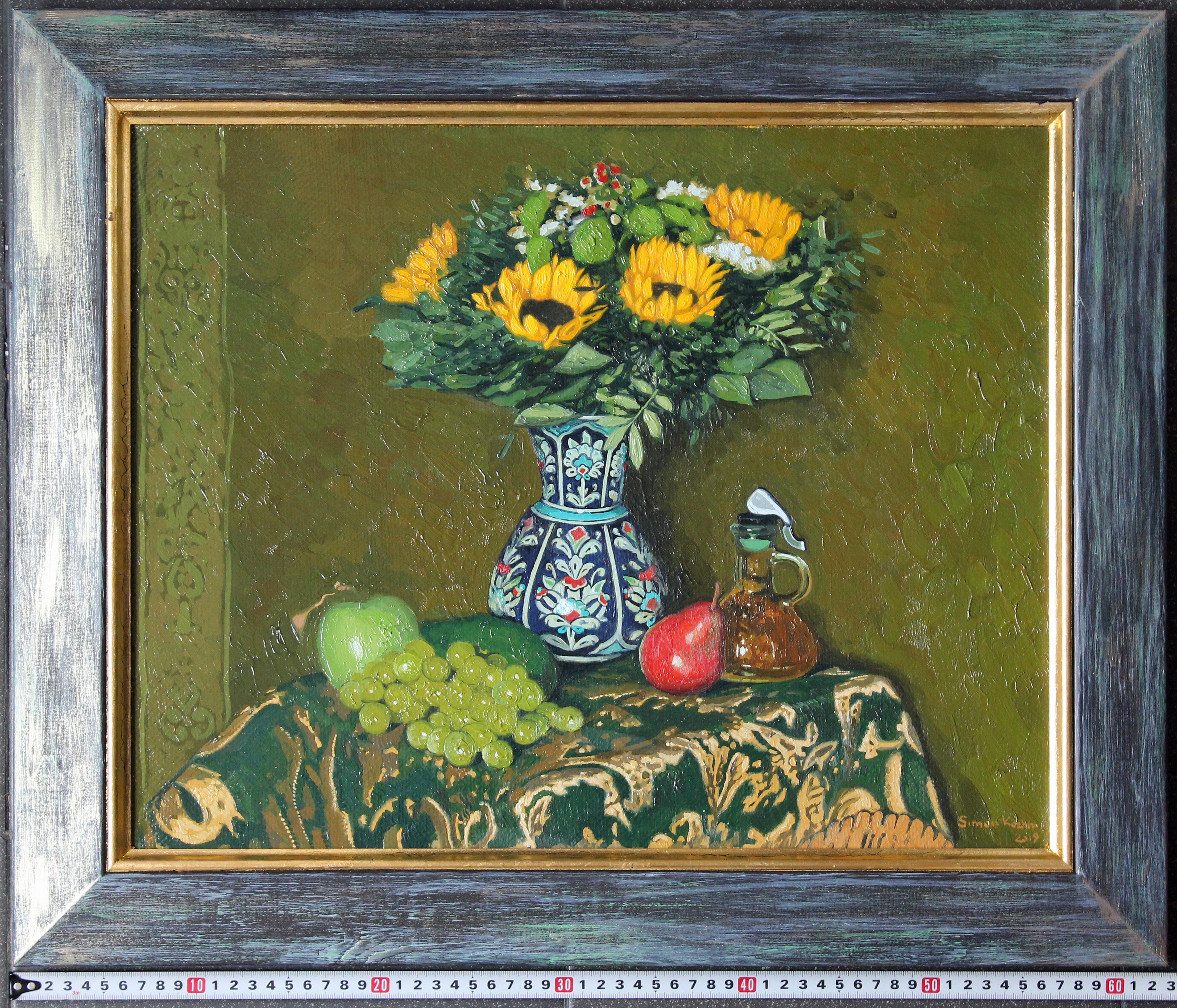 Still life with sunflowers For Sale 9