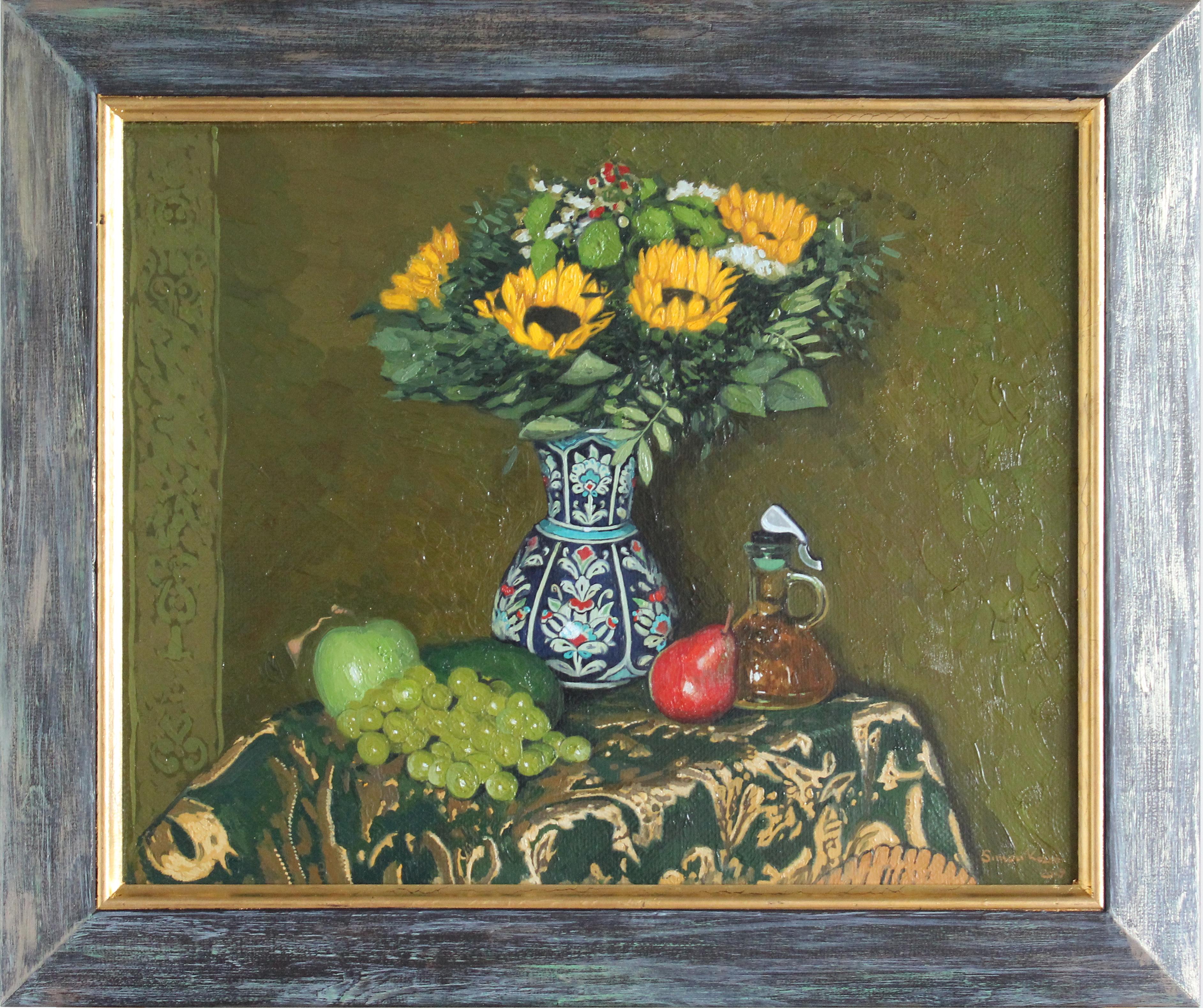 Still life with sunflowers For Sale 1