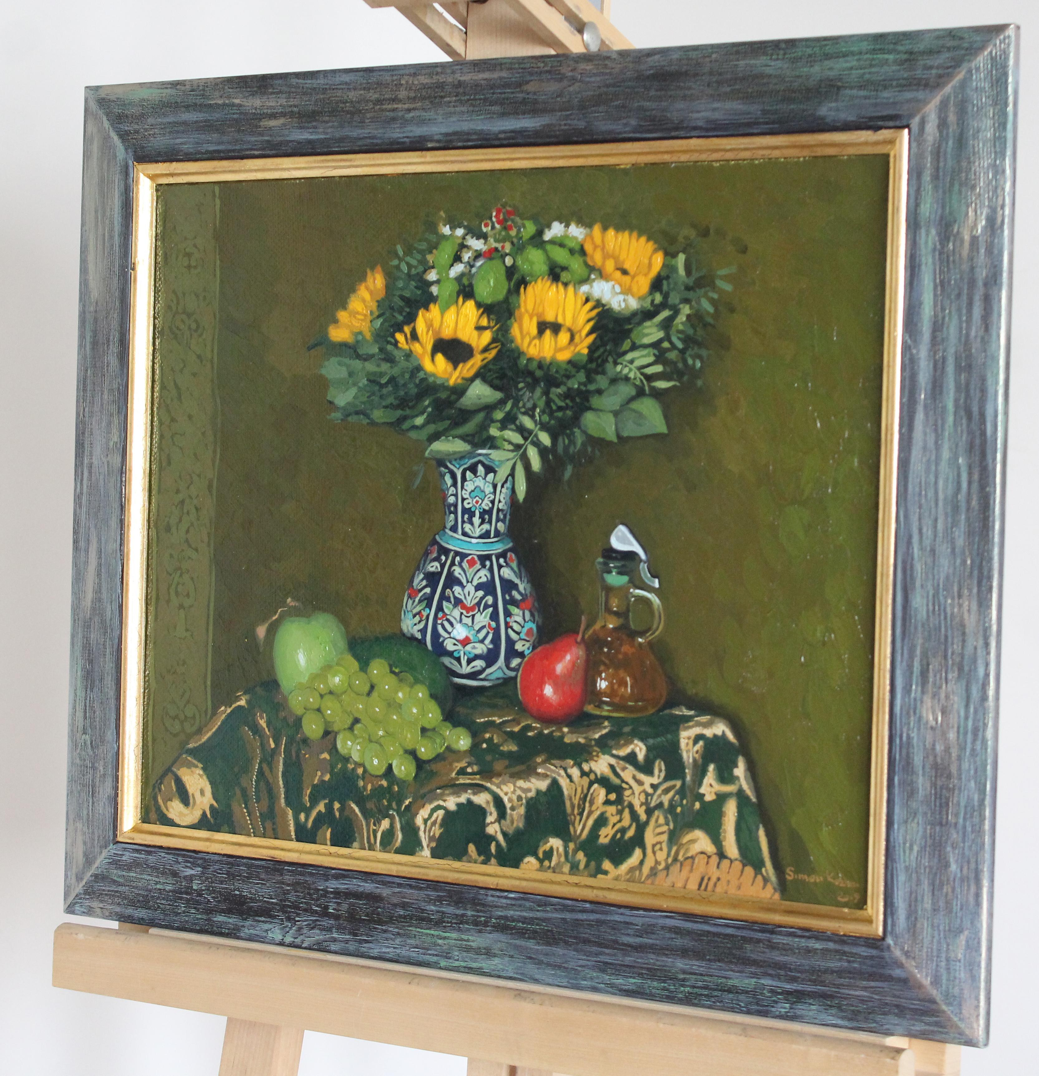 Still life with sunflowers For Sale 3