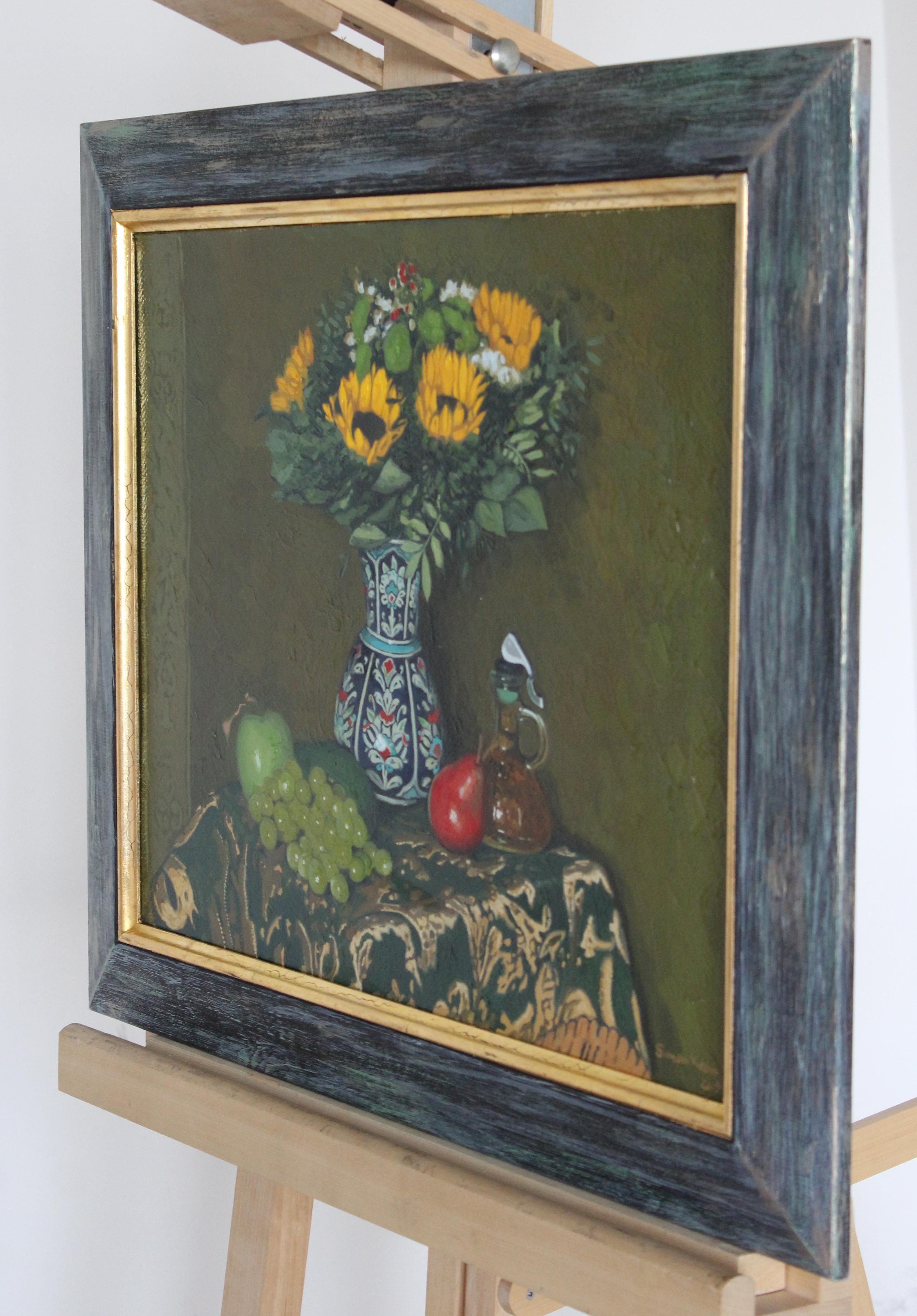 Still life with sunflowers For Sale 4