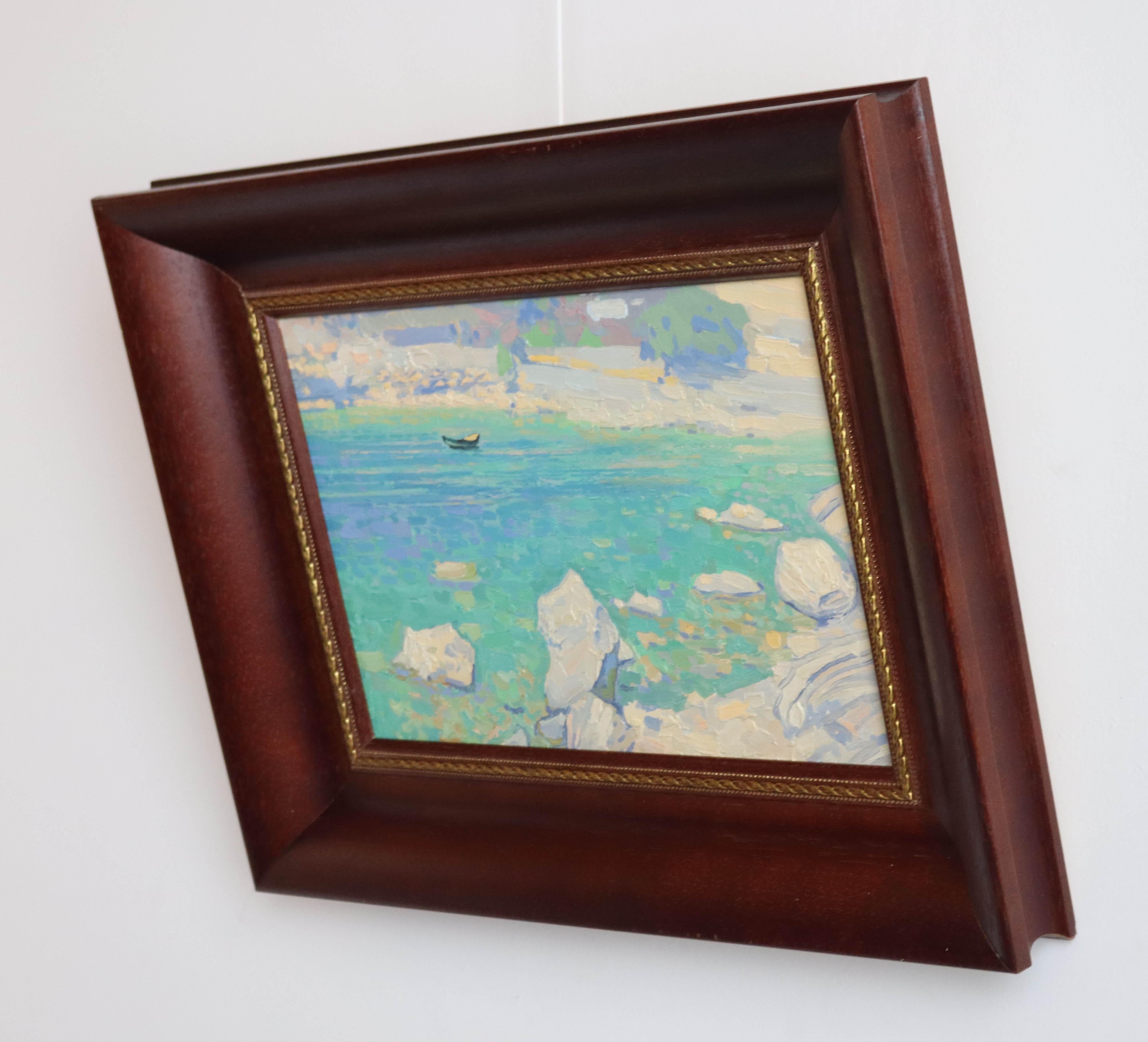 Steine und ein Boot im Angebot 5