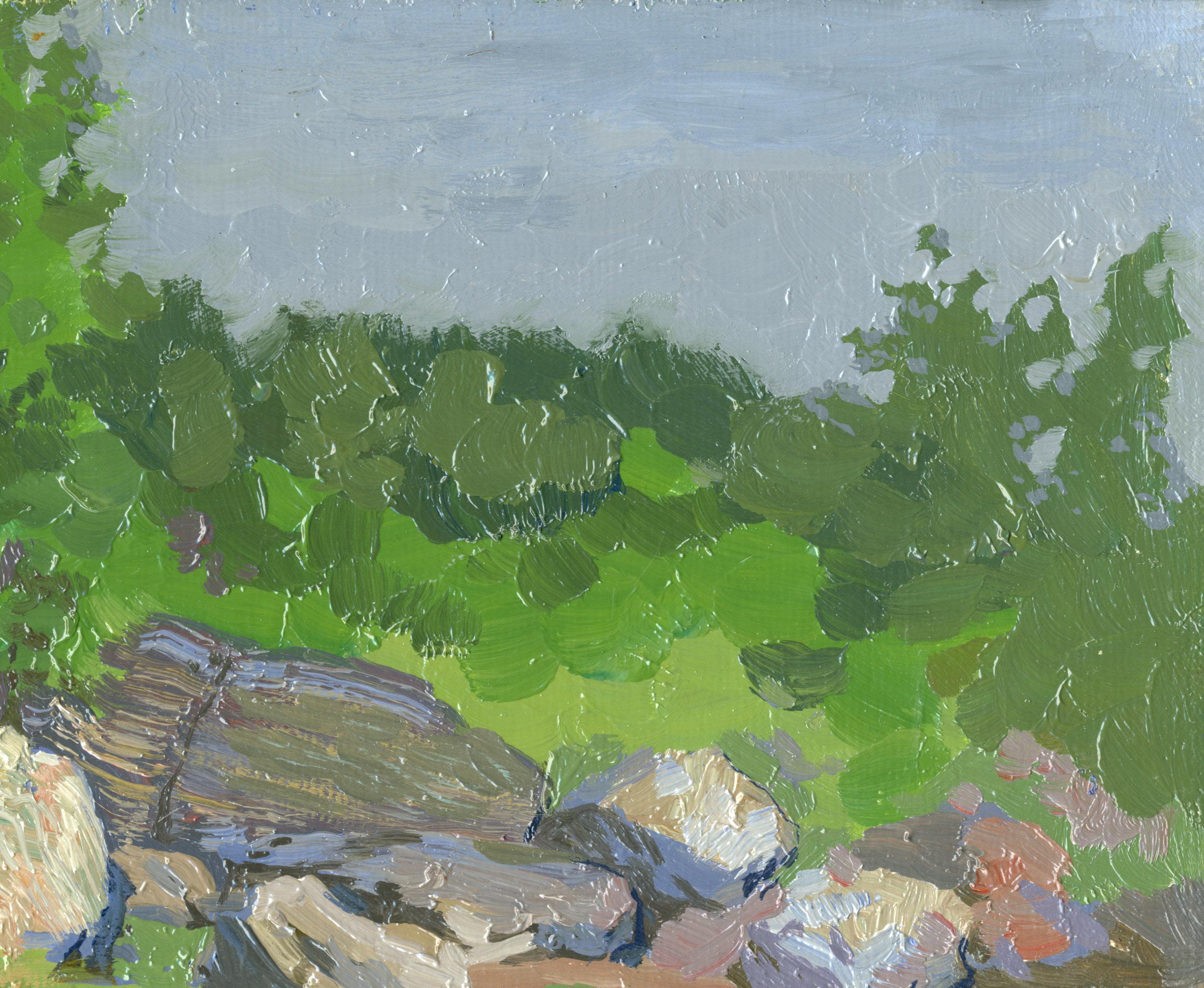 Piedras - Painting Impresionista de Simon Kozhin