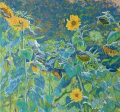 Sonnenblumen in Kolomenskoye