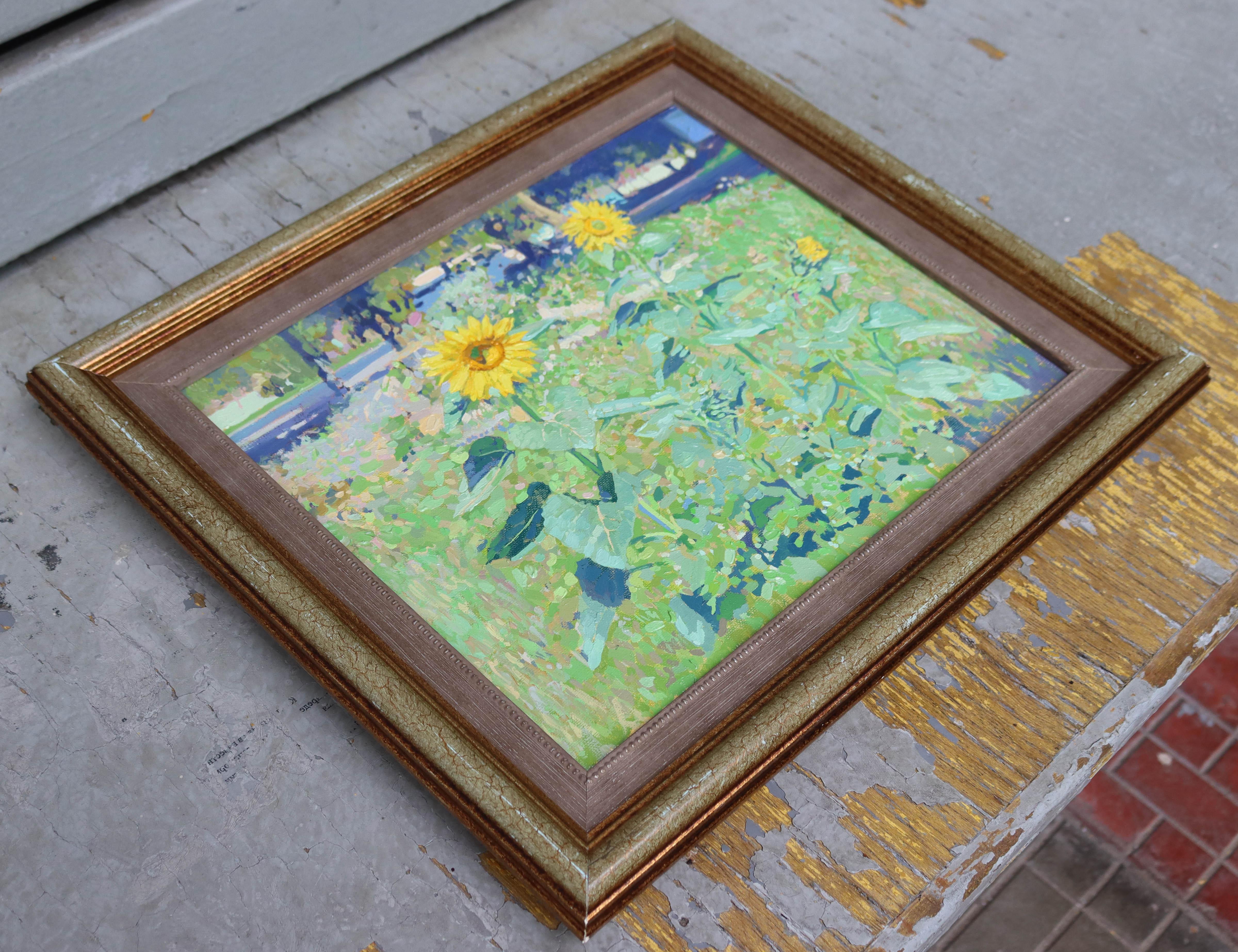 Sonnenblumen in Maryino im Angebot 6