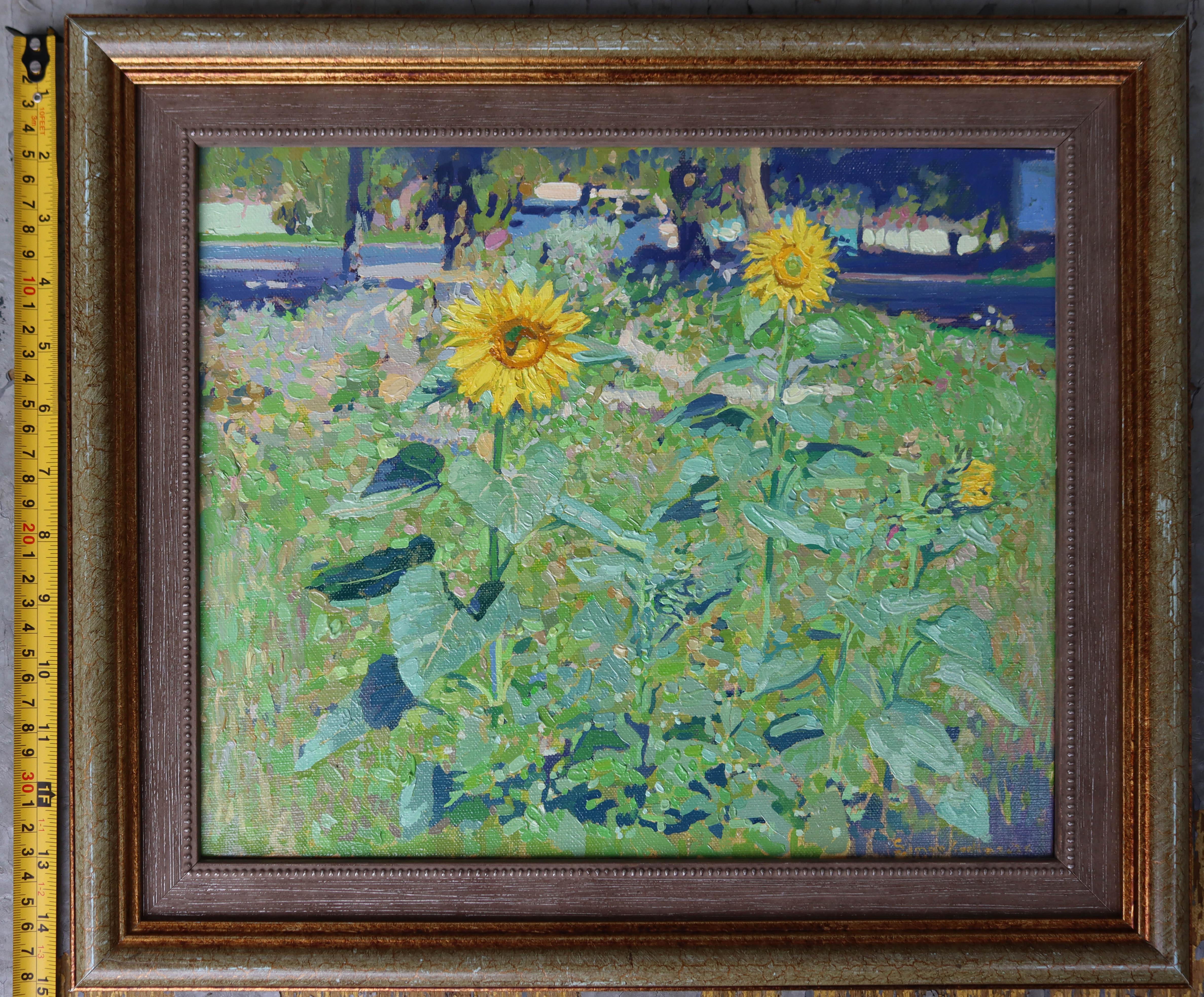 Sonnenblumen in Maryino im Angebot 7