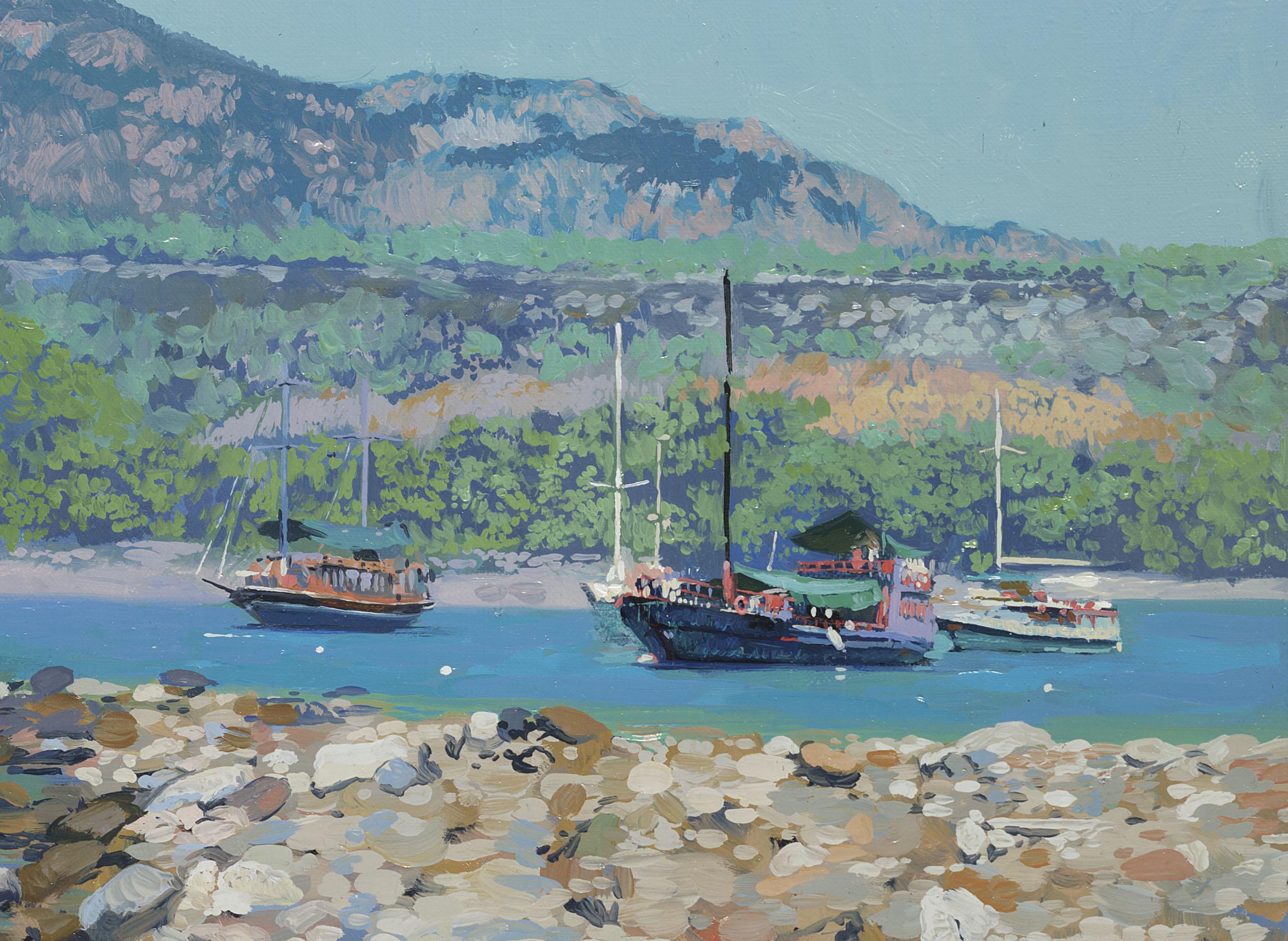 Puerto de Sunny - Painting de Simon Kozhin