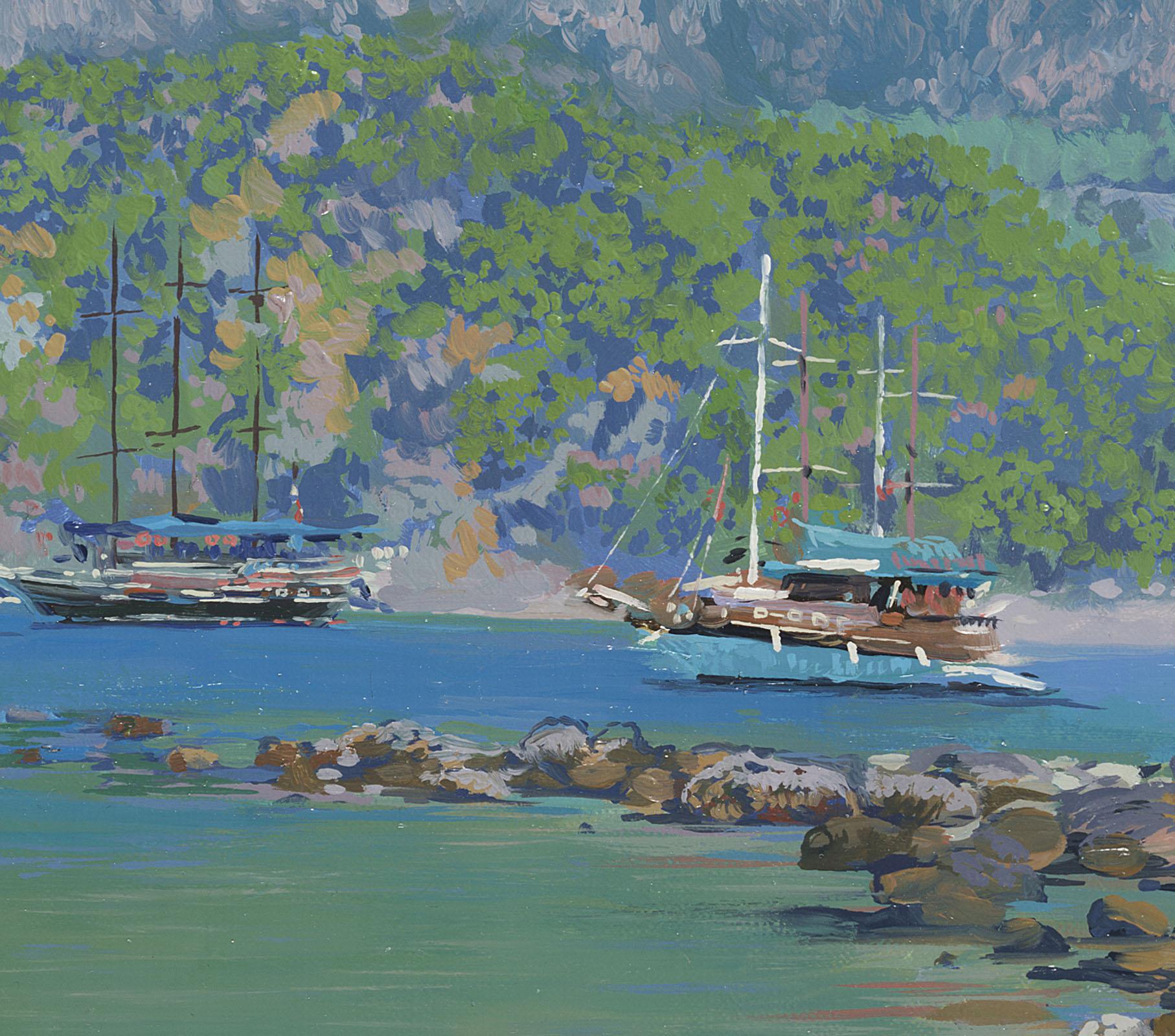 Puerto de Sunny - Painting Impresionista de Simon Kozhin