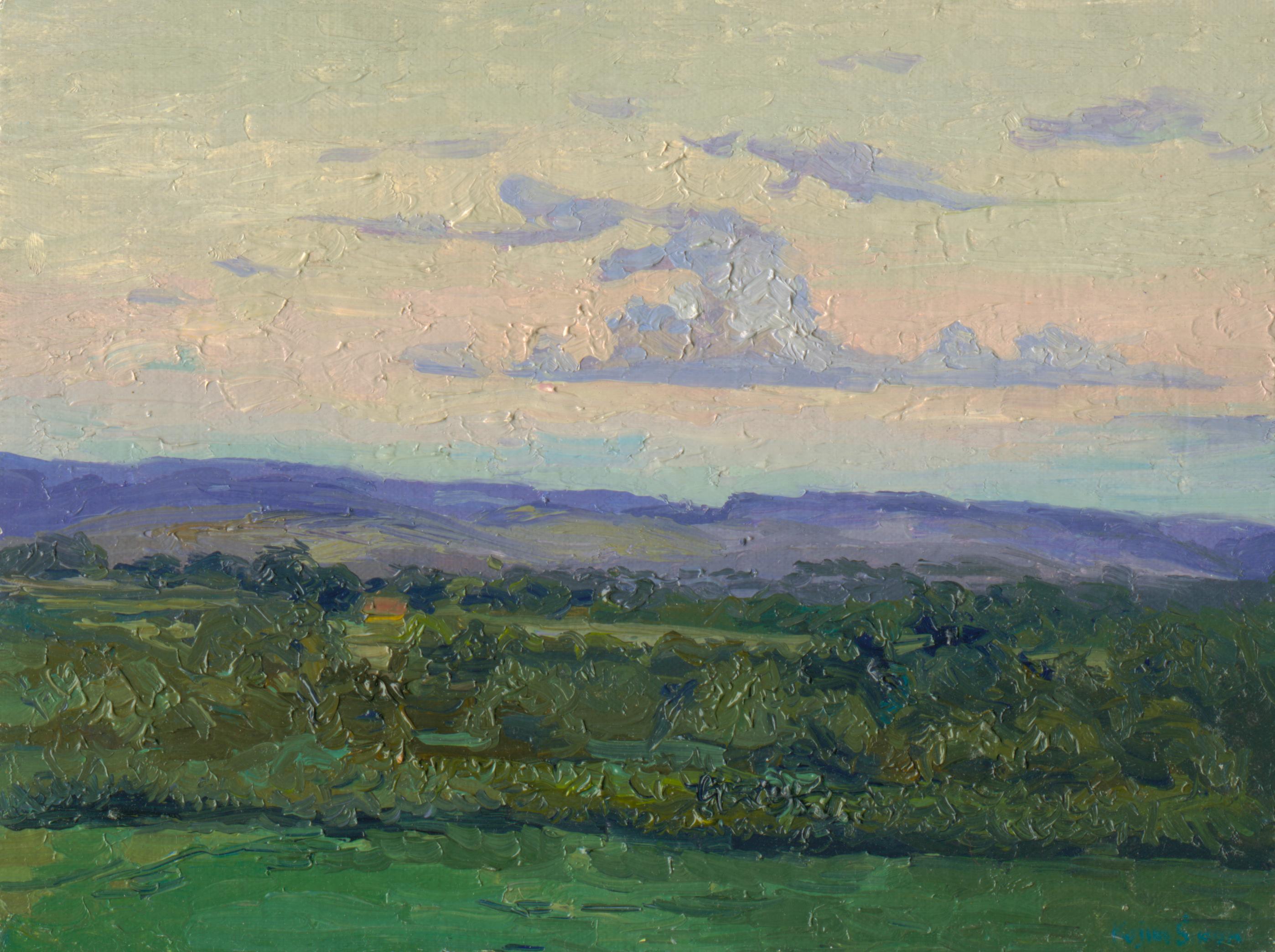 Landscape Painting de Simon Kozhin - Puesta de sol