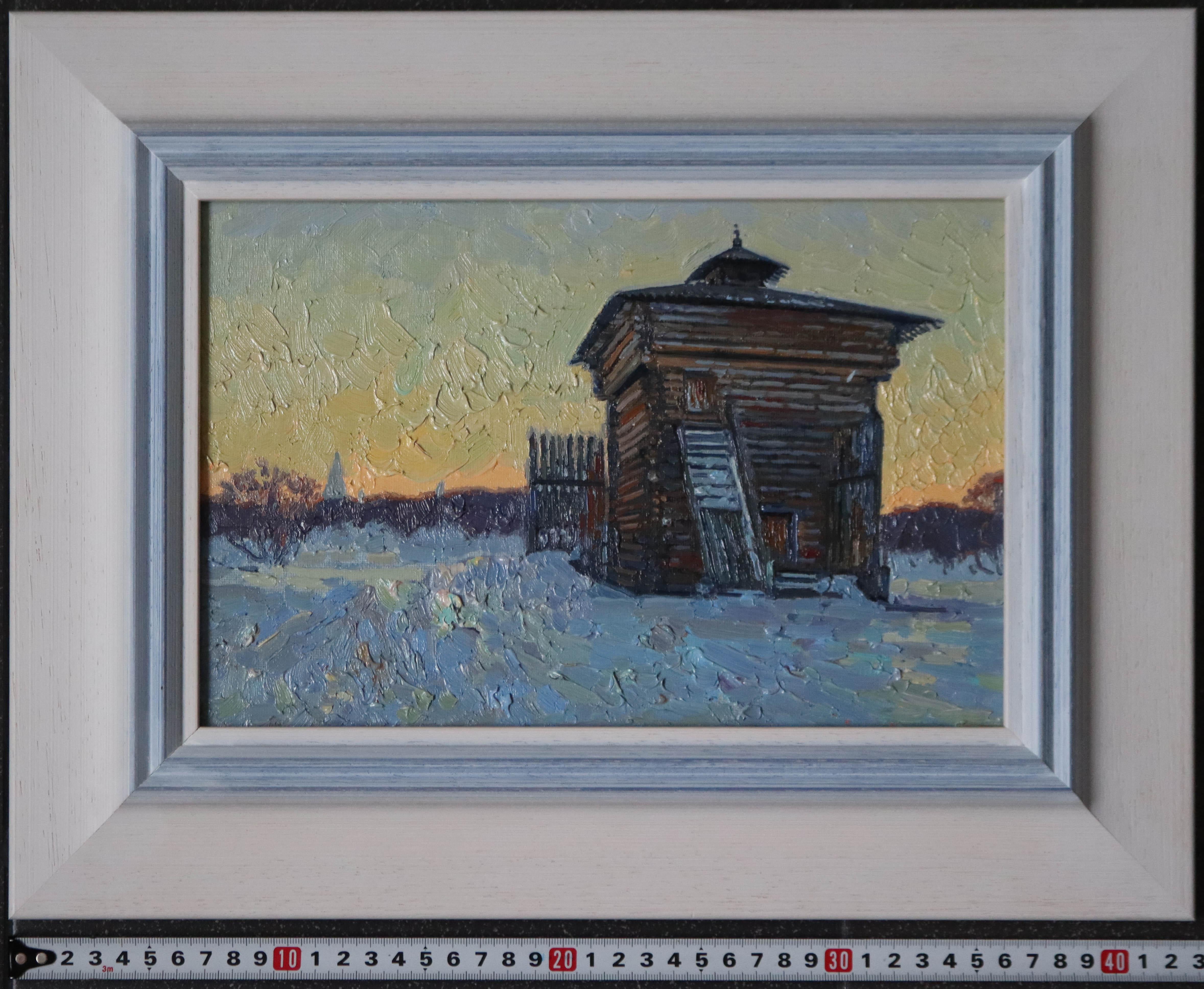 Sunset. February. Tower of the Bratsk prison. Kolomenskoye For Sale 3