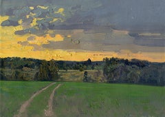 Sunset in Maksimkovo