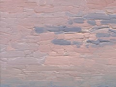Coucher de soleil à Turunc, huile sur toile de style impressionniste, encadrée, 2010 – 18 x 24 cm