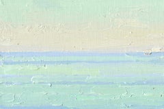 Sunset. The sea is calm. Bali Painting, Oil on Canvas, Bali Crete, 2021, Framed