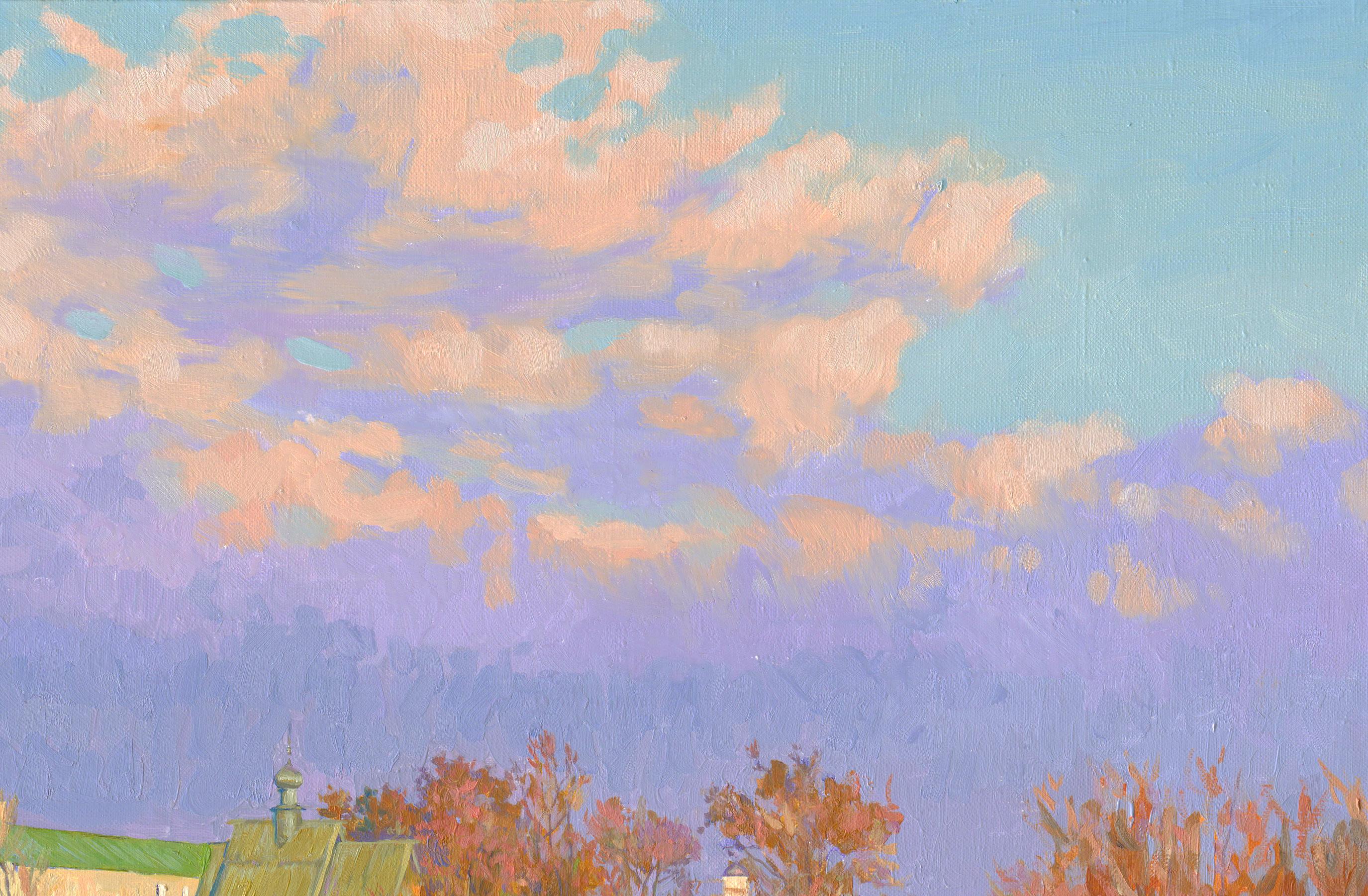 Suzdal. Reiten (Impressionismus), Painting, von Simon Kozhin