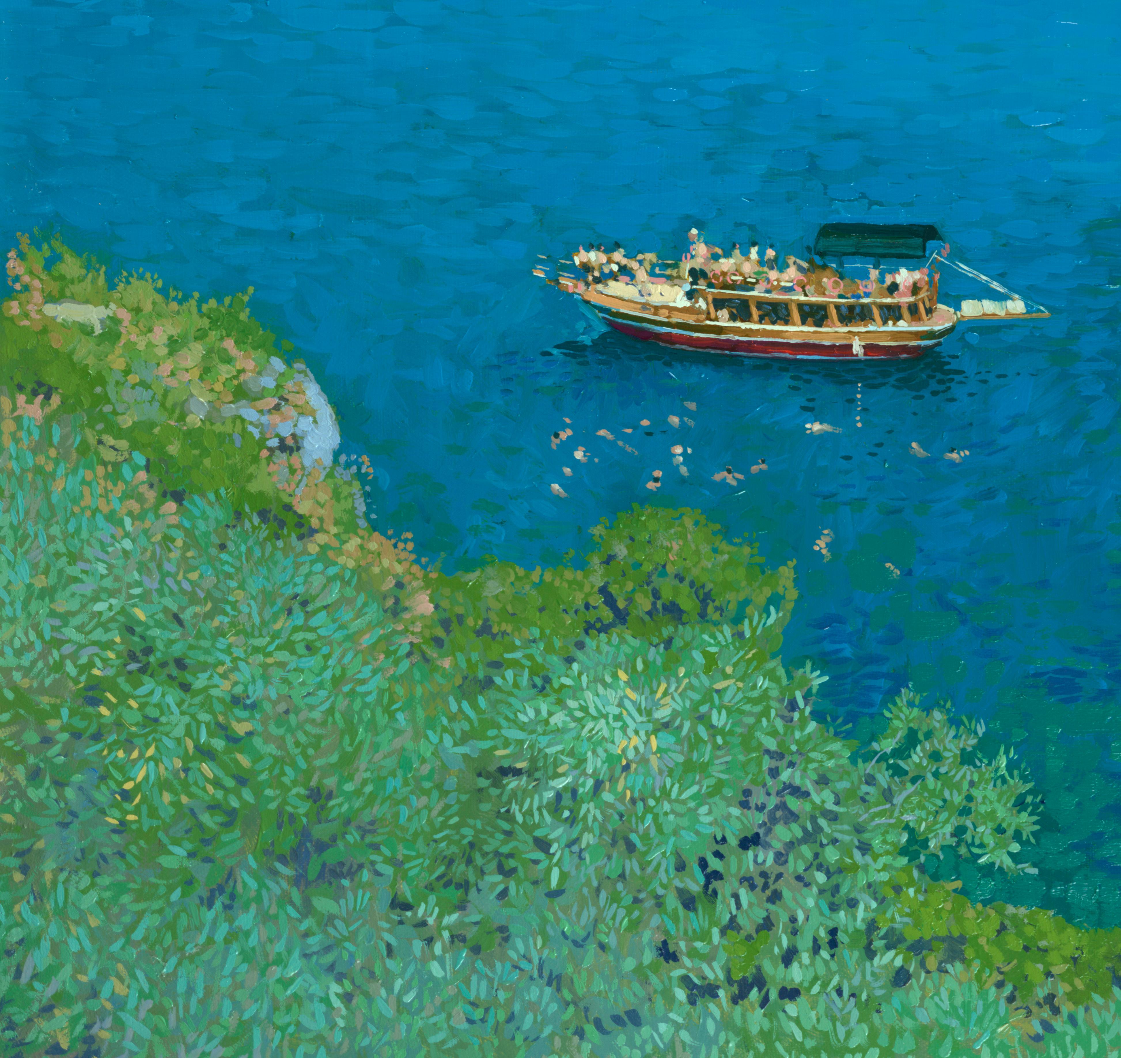 Natación - Painting Impresionista de Simon Kozhin